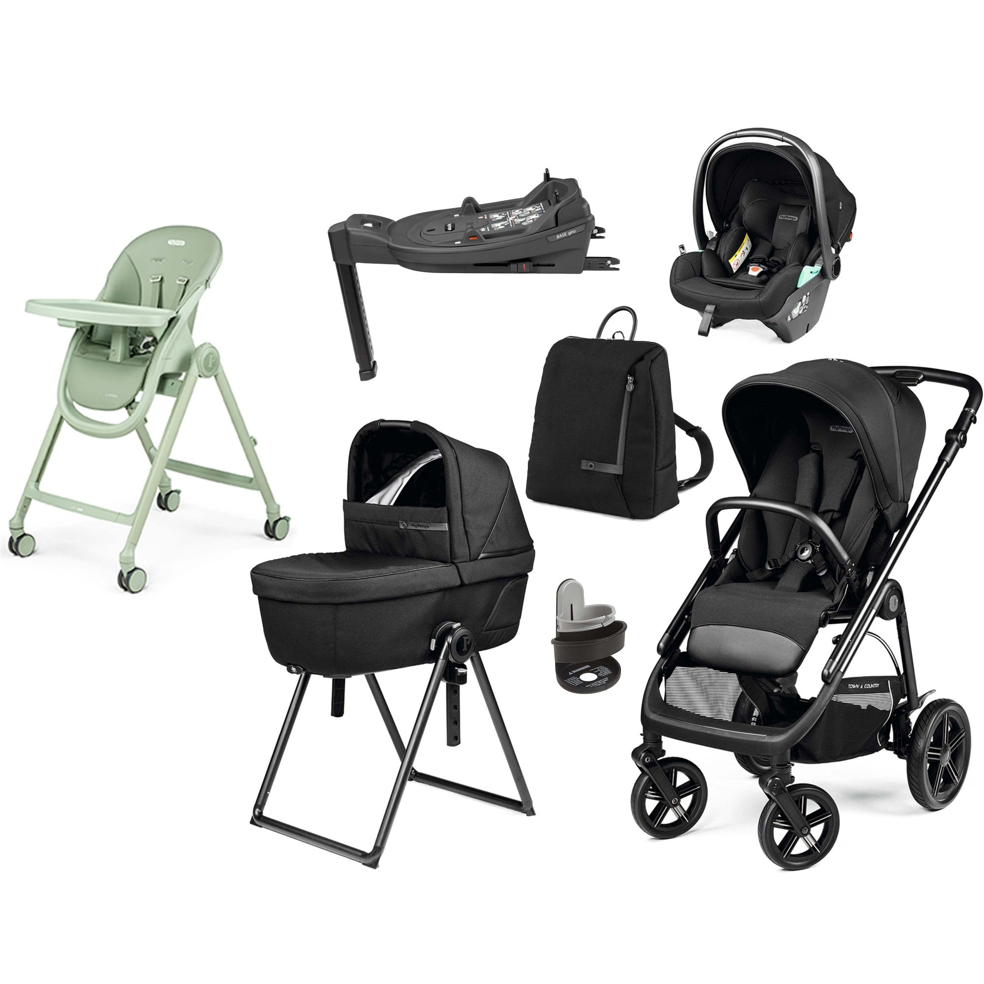 Peg Pérego Veloce TC Elite Bundle True Black