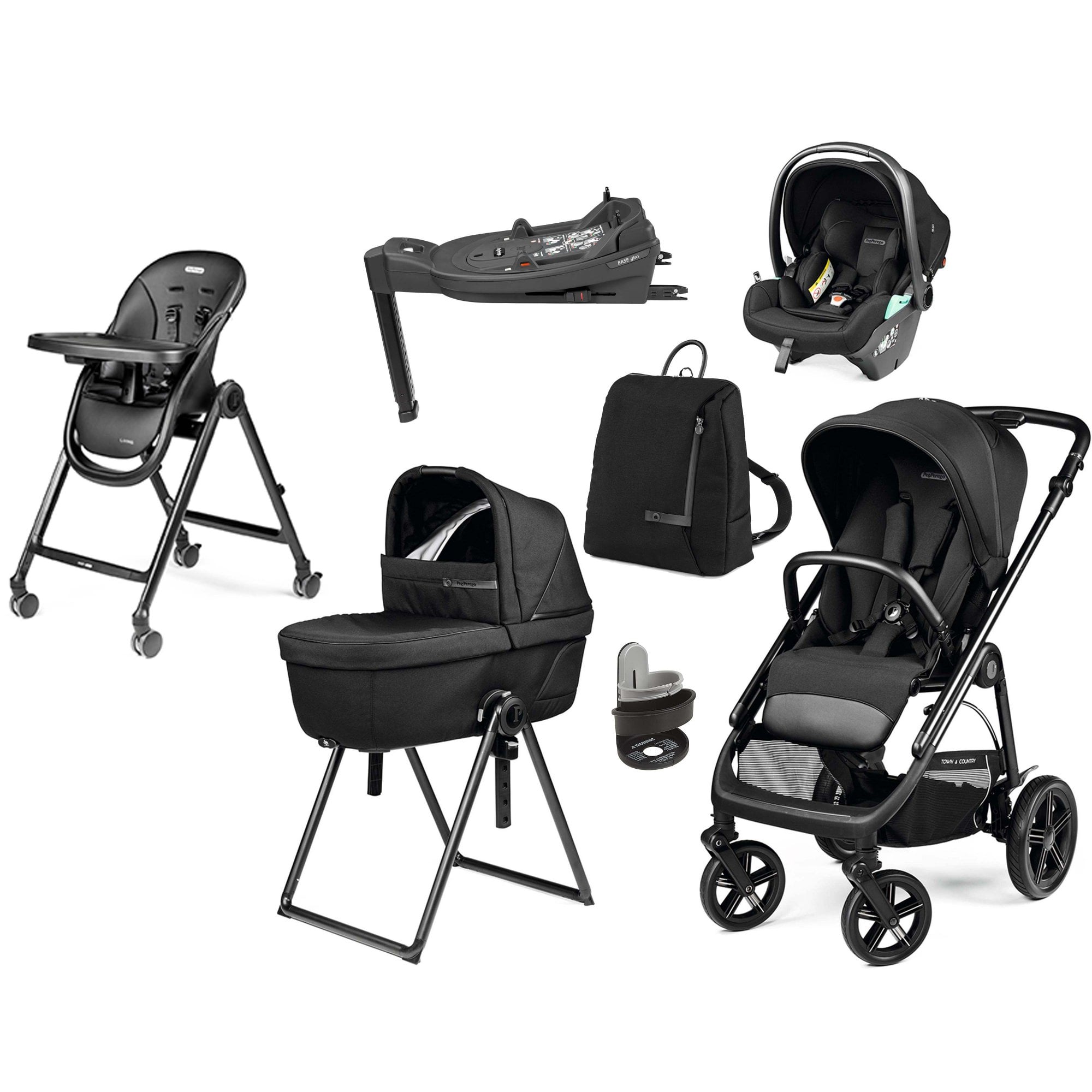 Peg Pérego Veloce TC Elite Bundle True Black