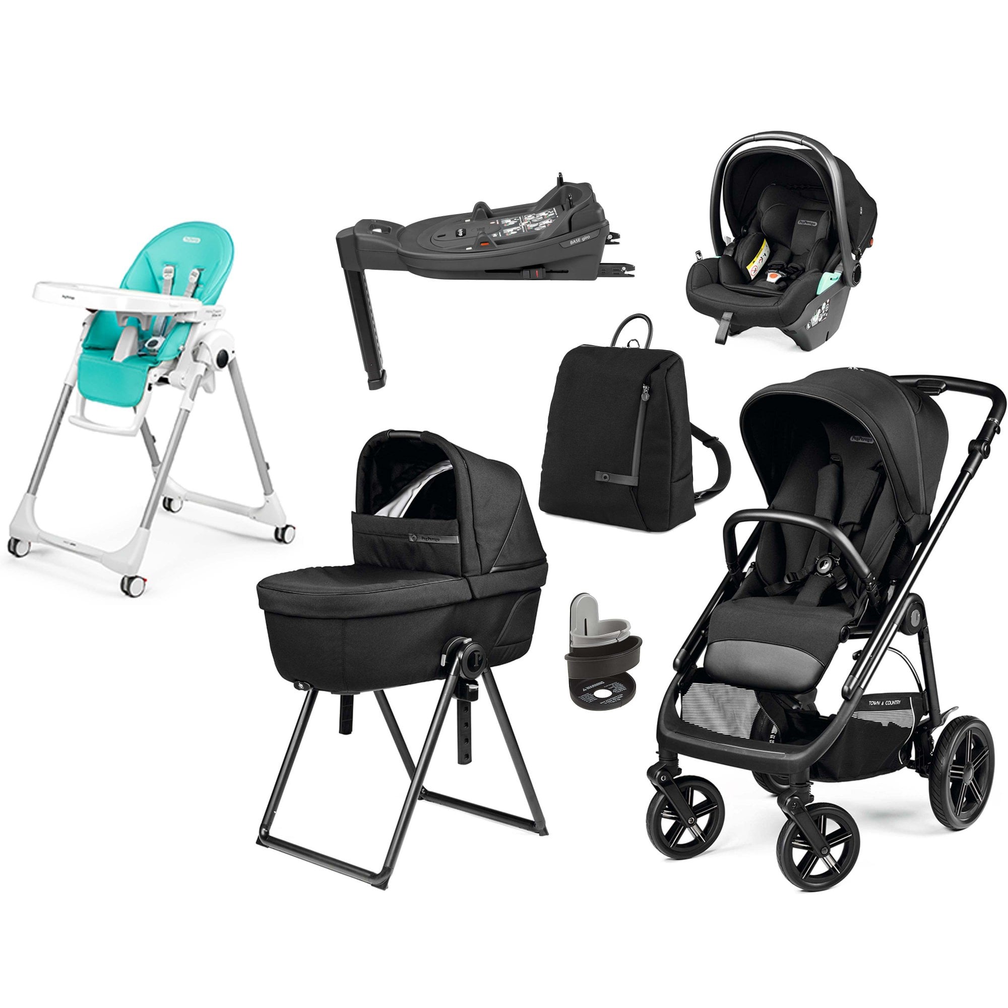 Peg Pérego Veloce TC Elite Bundle True Black