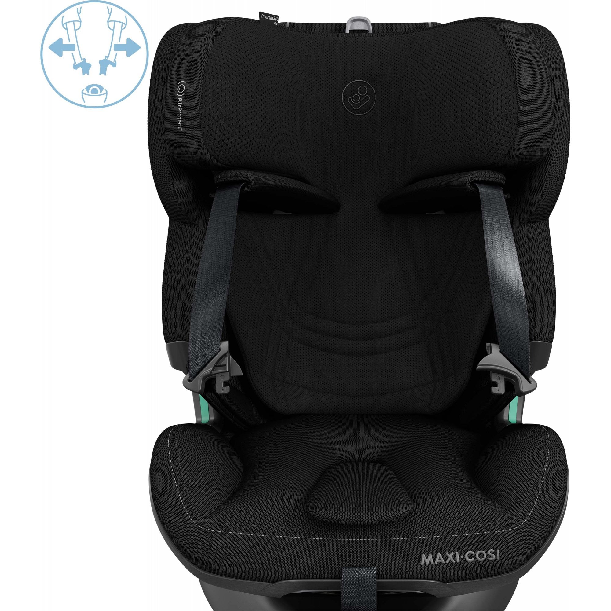 Maxi Cosi Emerald 360 Pro i-Size Car Seat Authentic Black