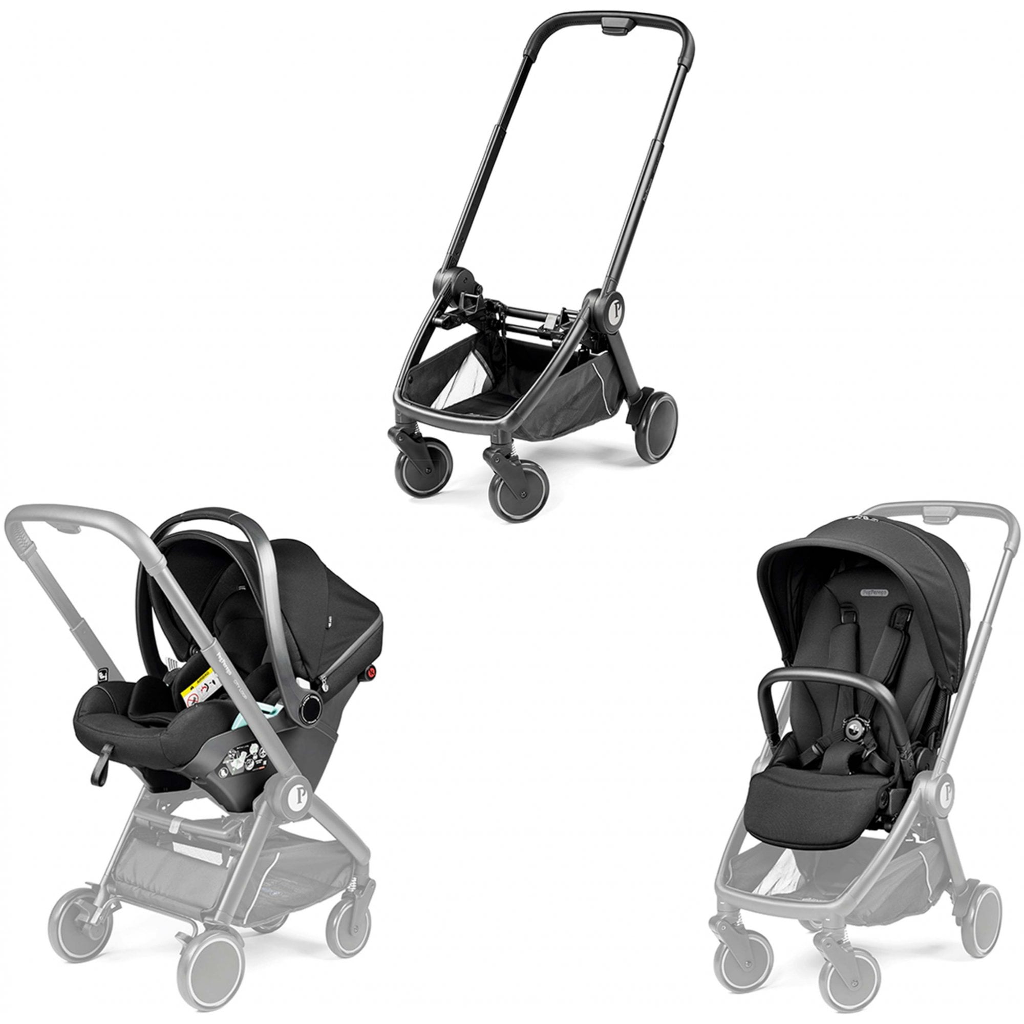 Peg Perego City Loop Bundle 2 True Black