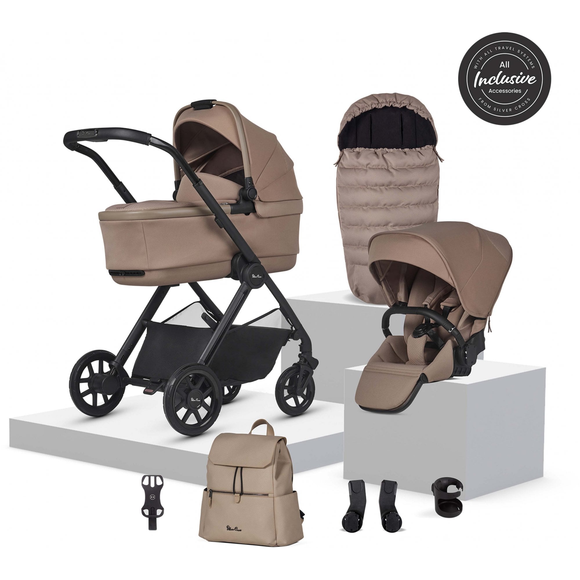 Silver Cross Reef 2 Accessory Bundle Mocha