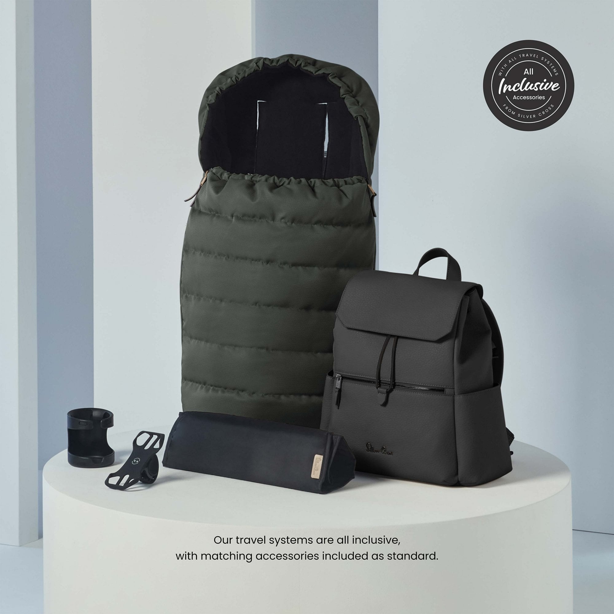 Silver Cross Reef 2 Ultimate 360 Car Seat Family Bundle Pewter