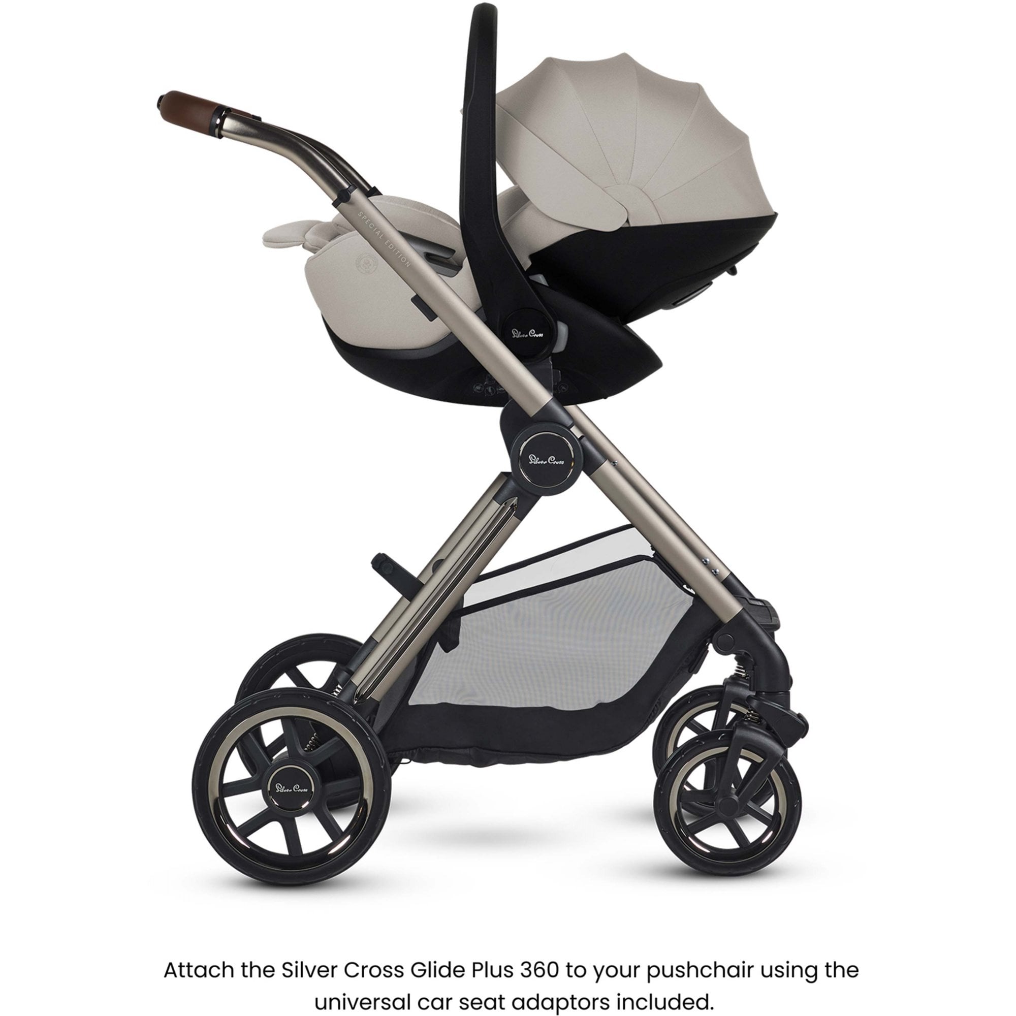 Silver Cross Reef 2 SE Ultimate 360 Car Seat Bundle Frappe