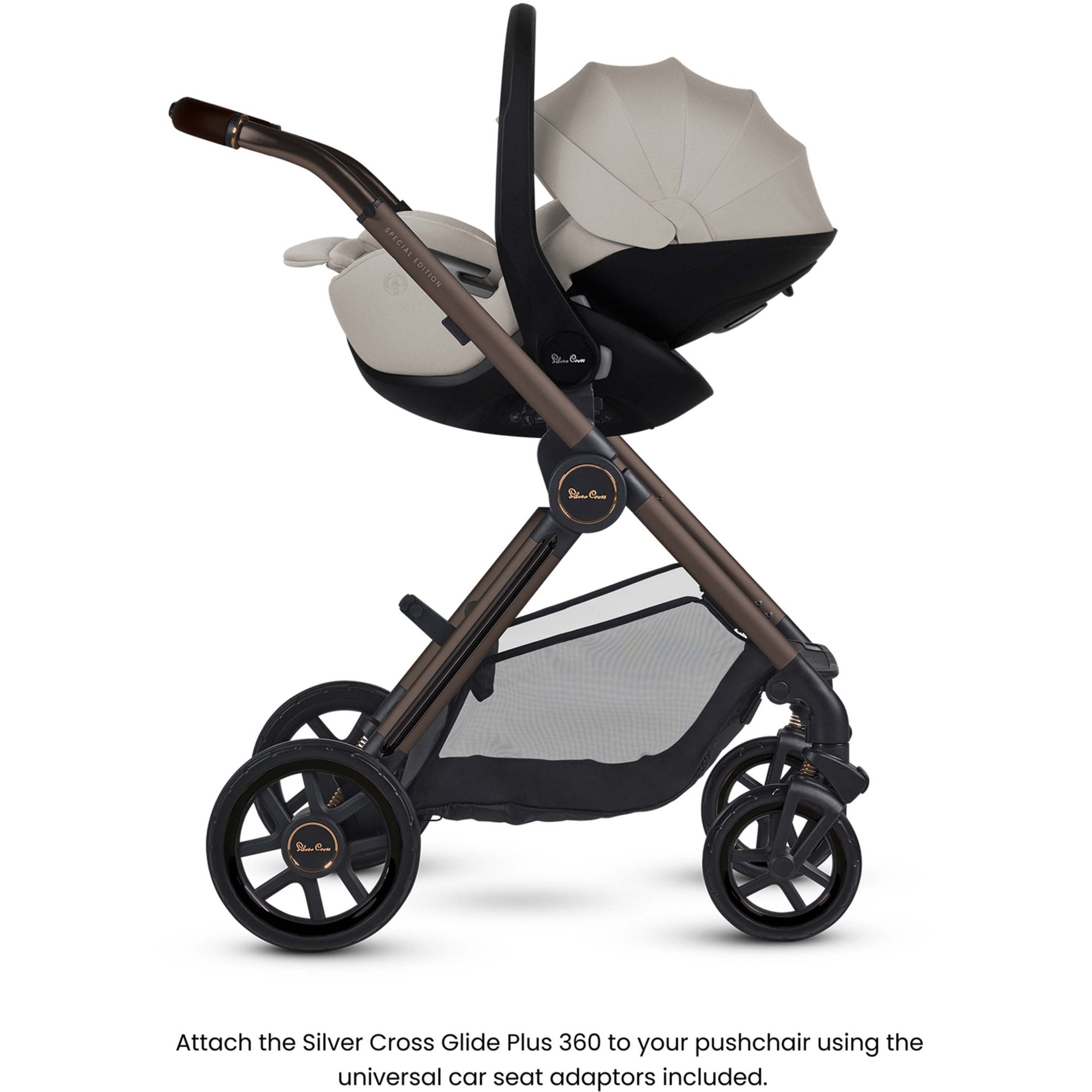 Silver Cross Reef 2 SE Ultimate Car Seat Bundle Ganache