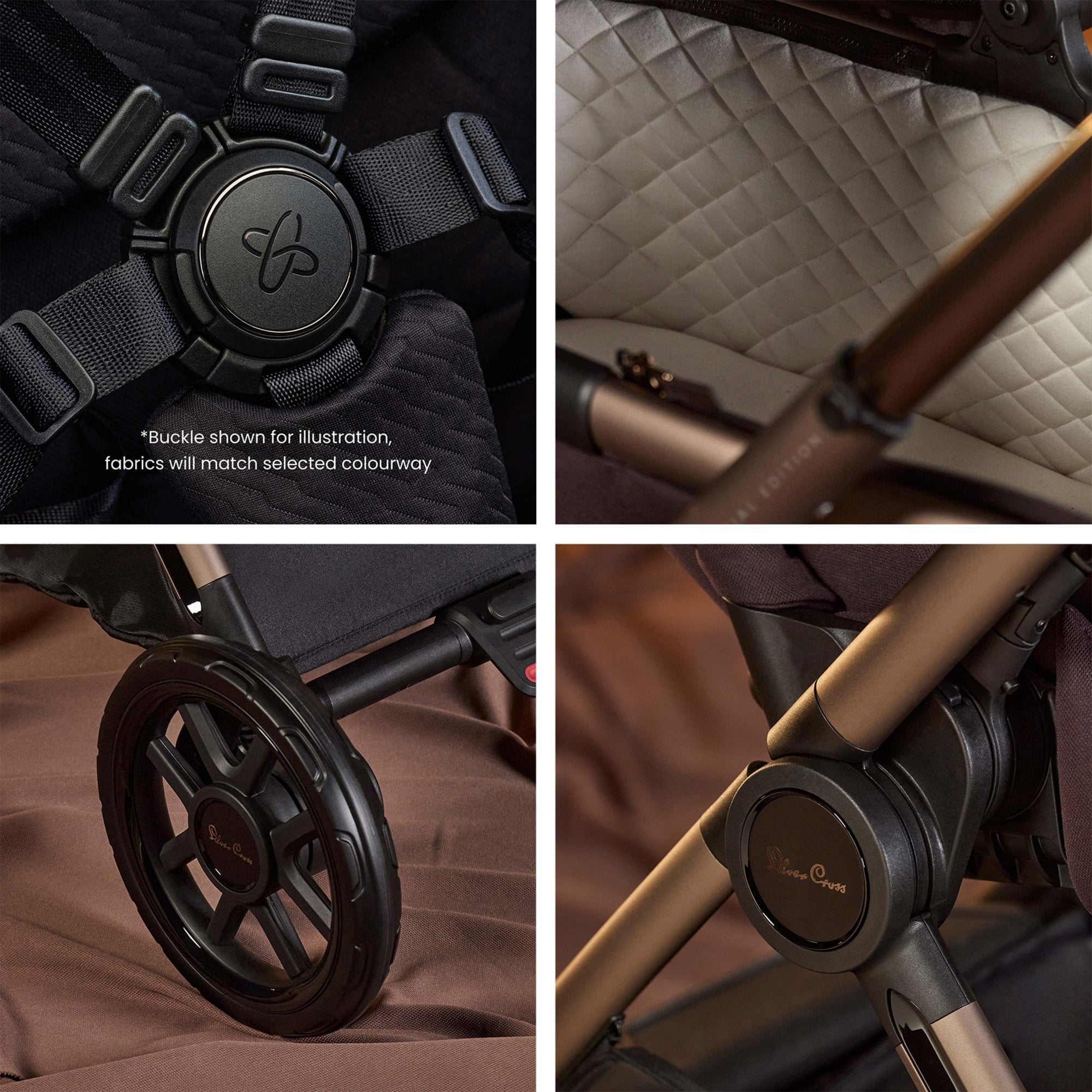 Silver Cross Reef 2 SE Ultimate 360 Car Seat Family Bundle Ganache