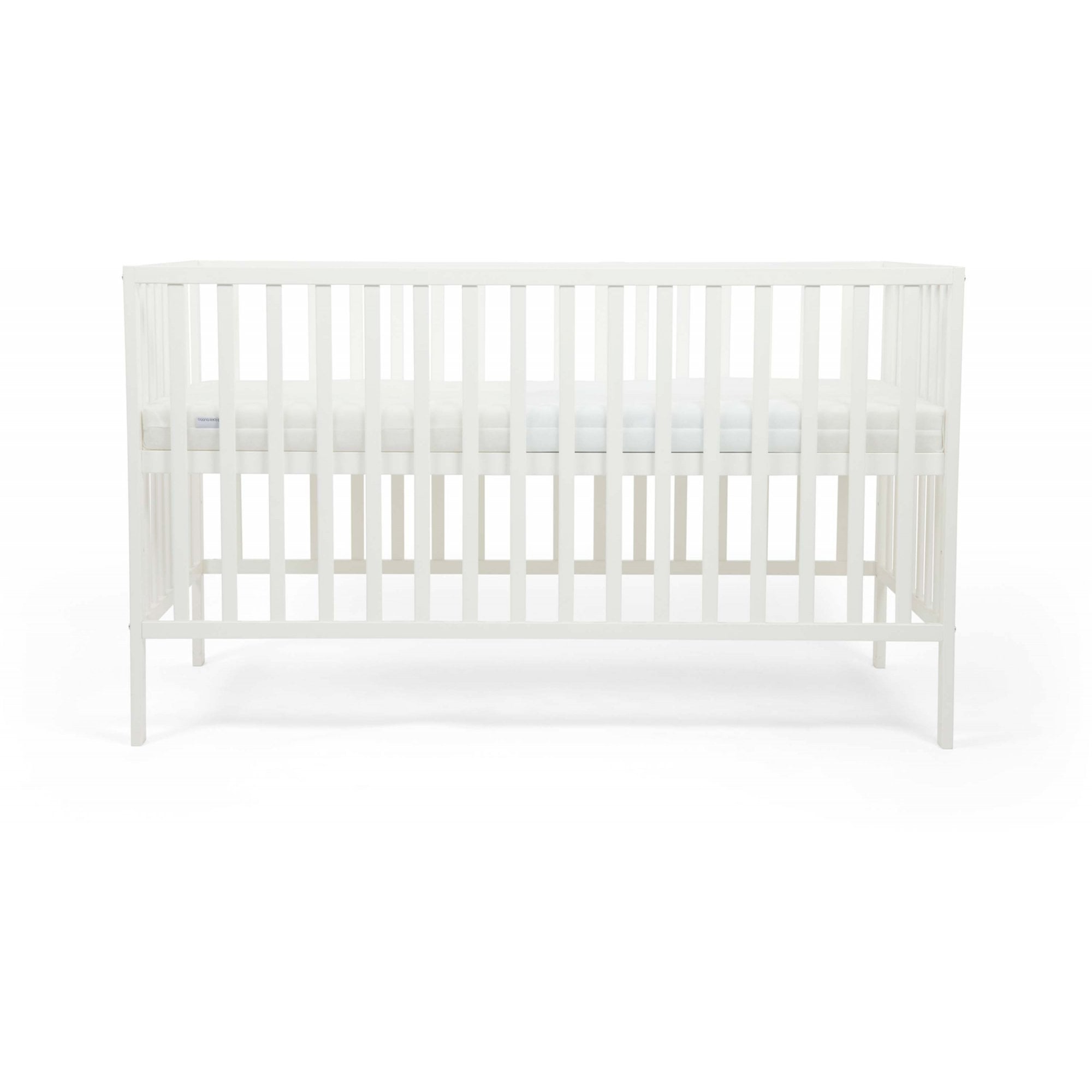 Ickle Bubba Full Size Cot White & Fibre Mattress