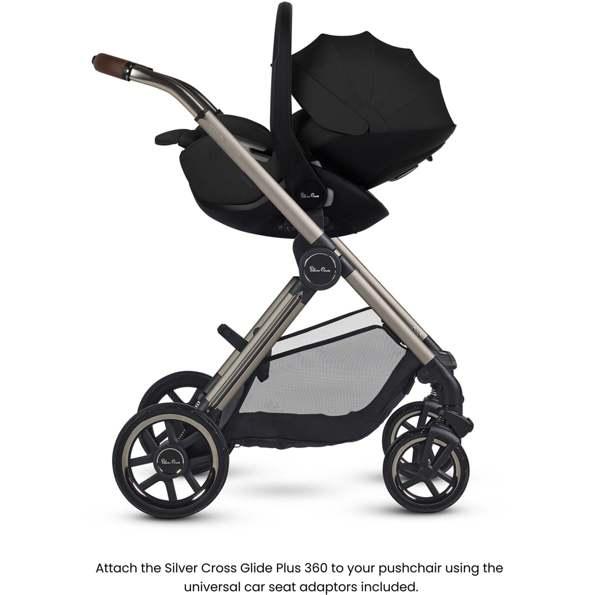 Silver Cross Reef 2 SE Ultimate 360 Car Seat Bundle Frappe