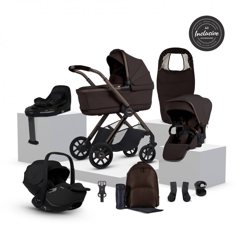Silver Cross Reef 2 SE Ultimate Car Seat Bundle Ganache