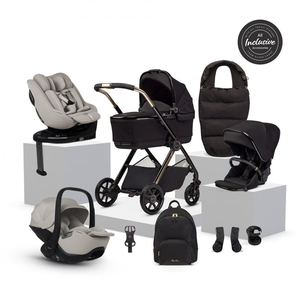 Silver Cross Reef 2 SE Ultimate 360 Car Seat Family Bundle Espresso