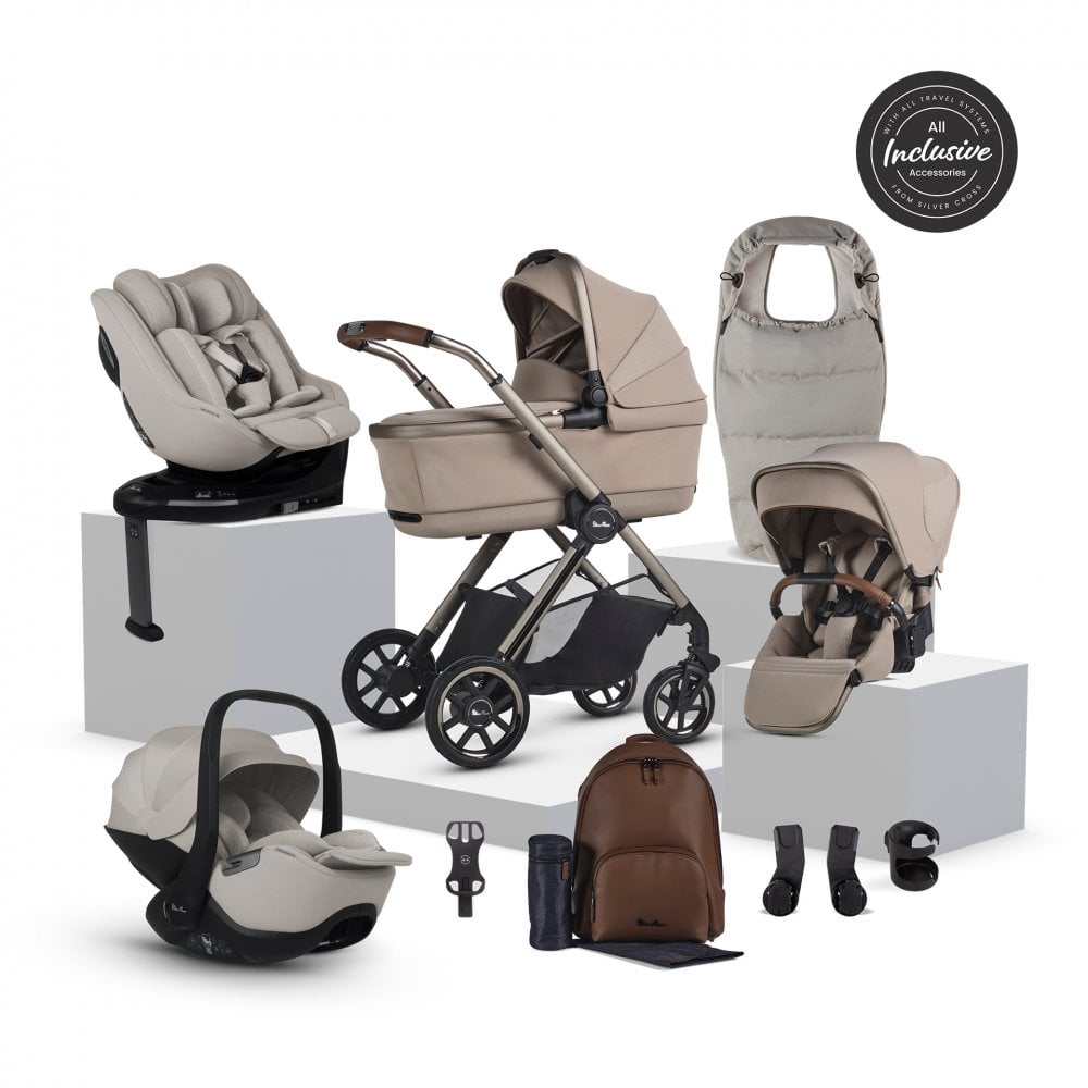 Silver Cross Reef 2 SE Ultimate 360 Car Seat Family Bundle Frappe