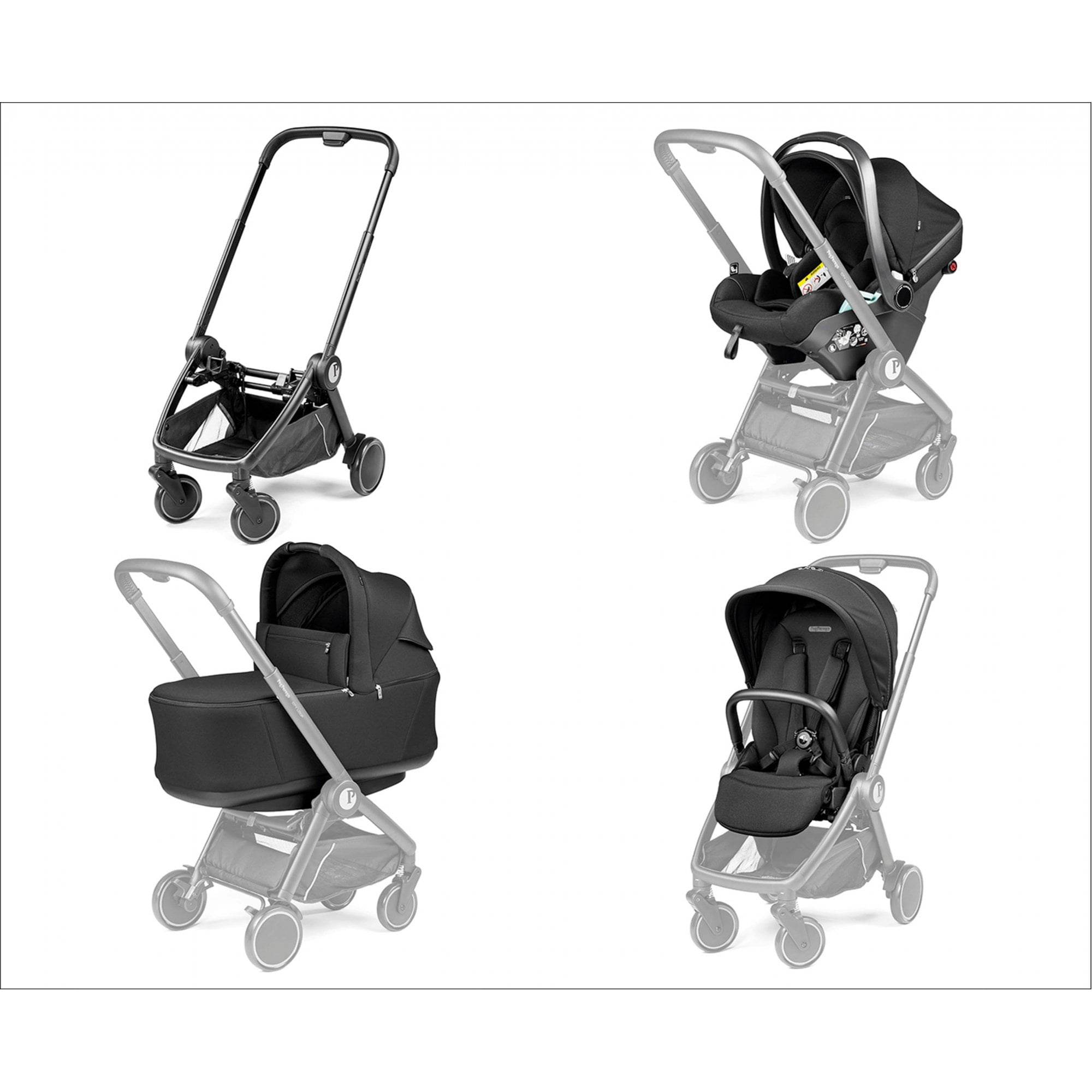 Peg Perego City Loop Bundle 3 True Black