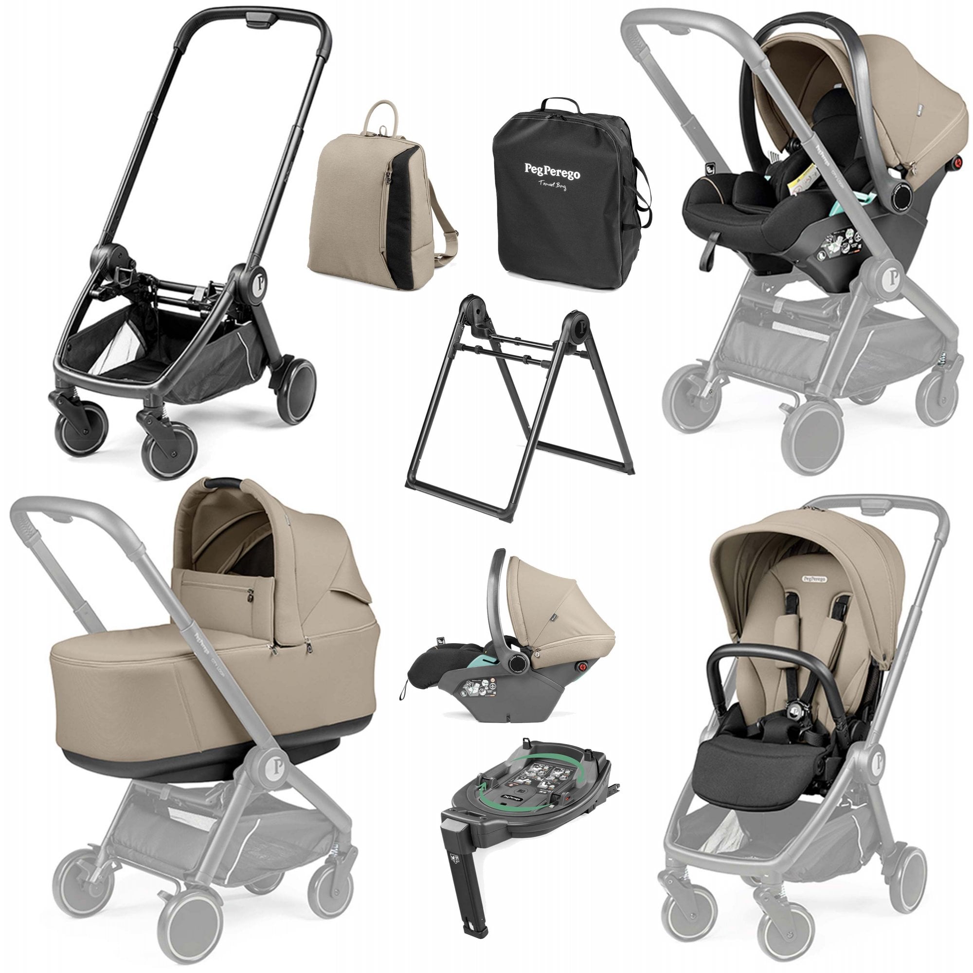 Peg Perego City Loop Bundle 4 Vanilla Blend