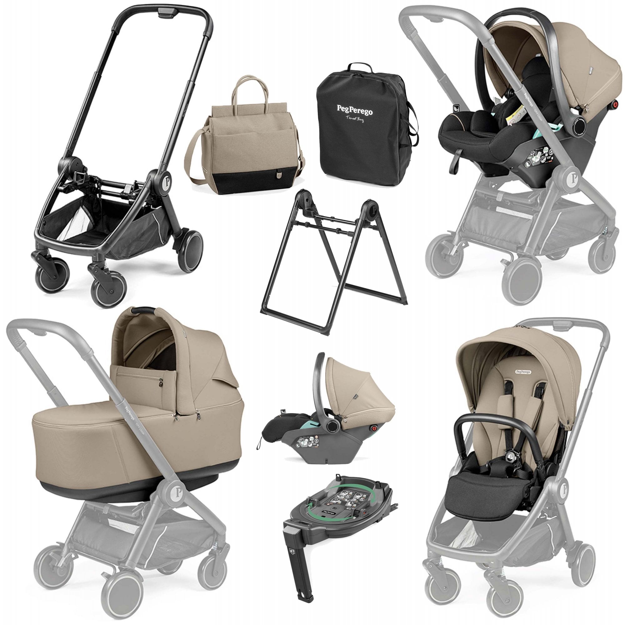 Peg Perego City Loop Bundle 4 Vanilla Blend