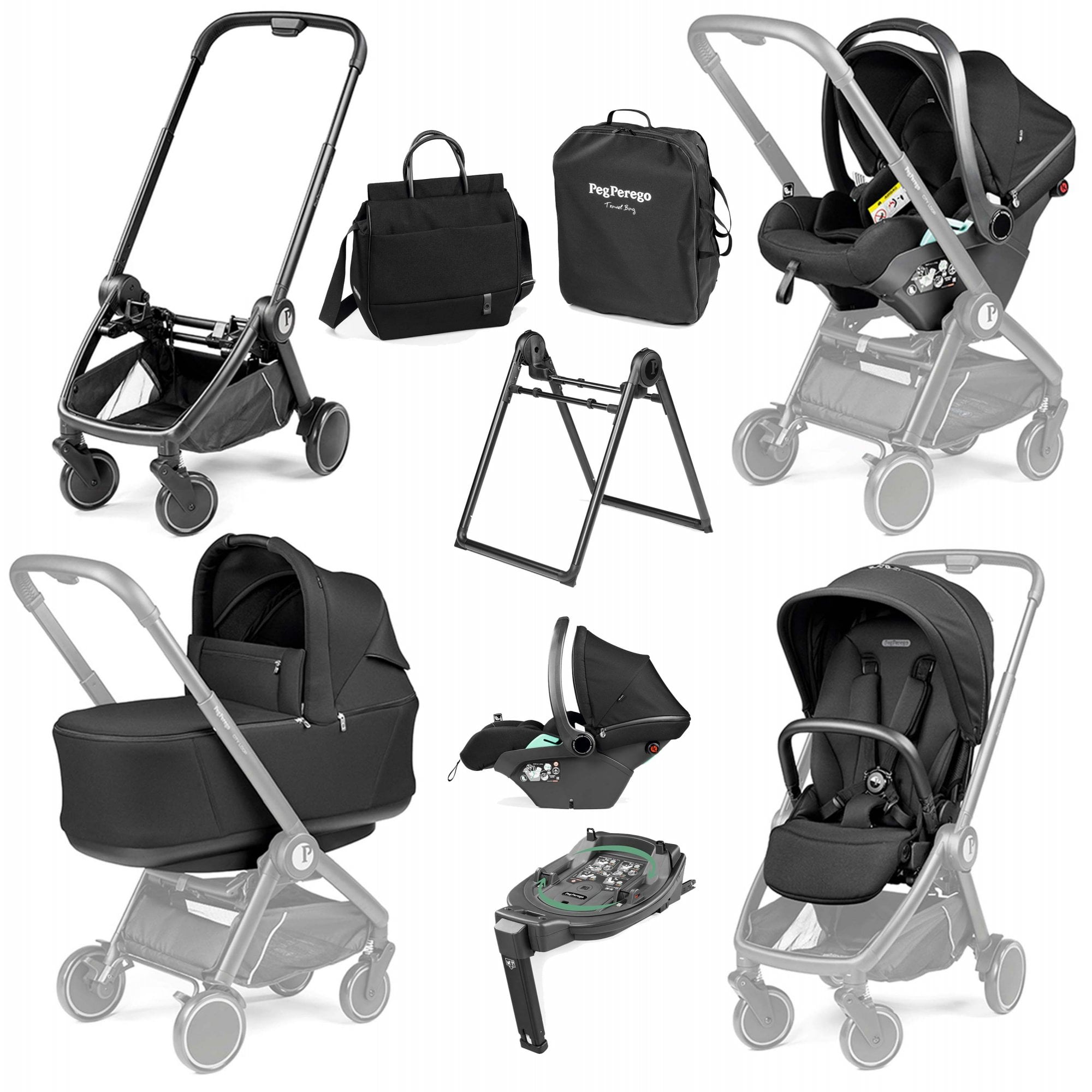 Peg Perego City Loop Bundle 4 True Black
