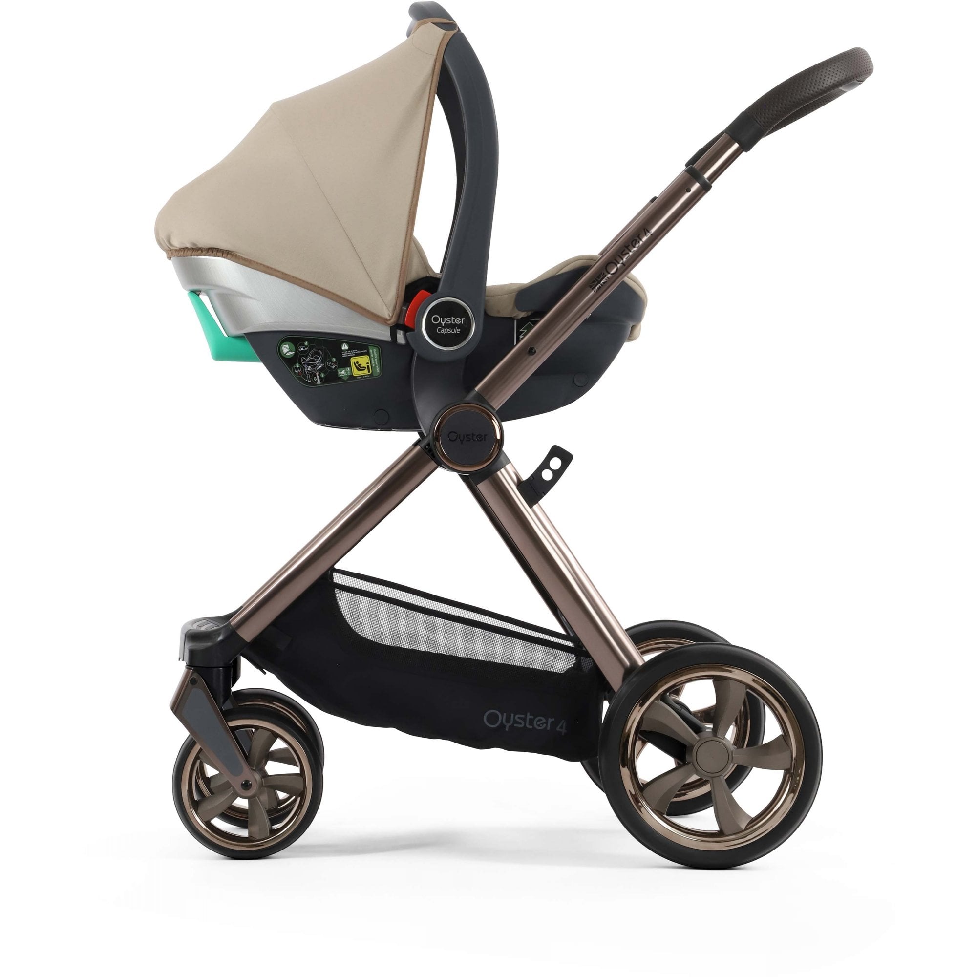 Oyster 4 Luxury Bundle Buttermilk + Cabriofix Car Seat