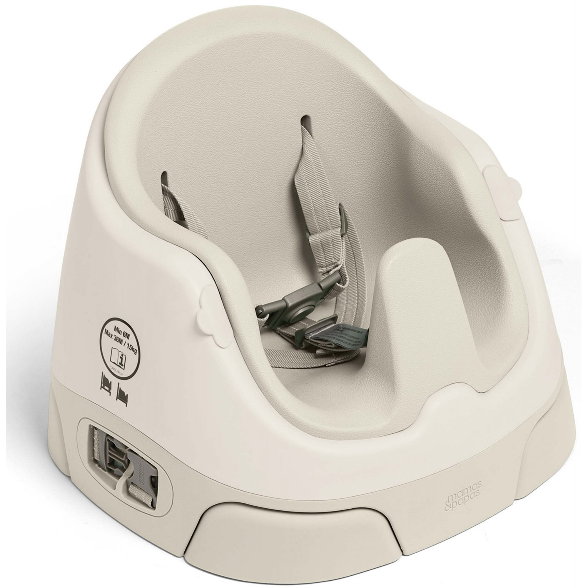 Mamas & Papas Bug 3-in-1 Floor & Booster Seat with Activity Tray - Clay