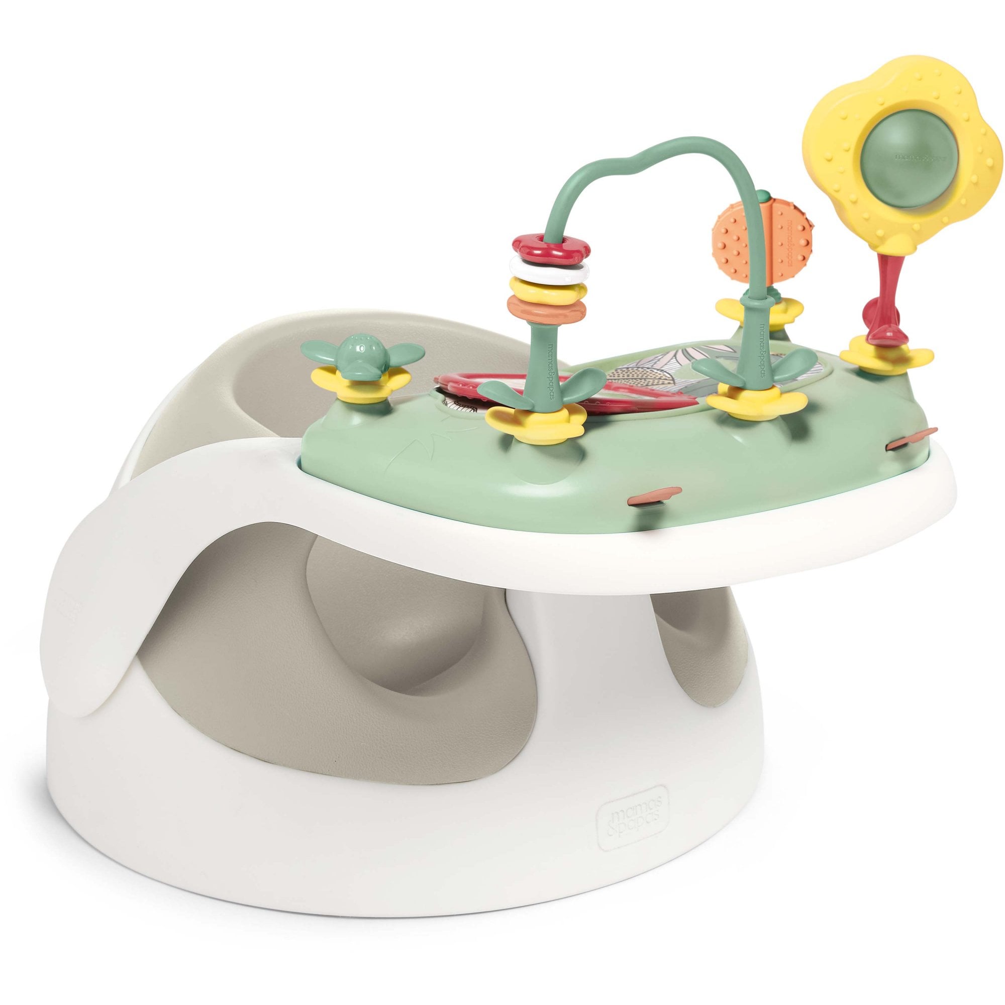 Mamas & Papas Baby Snug Floor Seat and Activity Tray - Clay