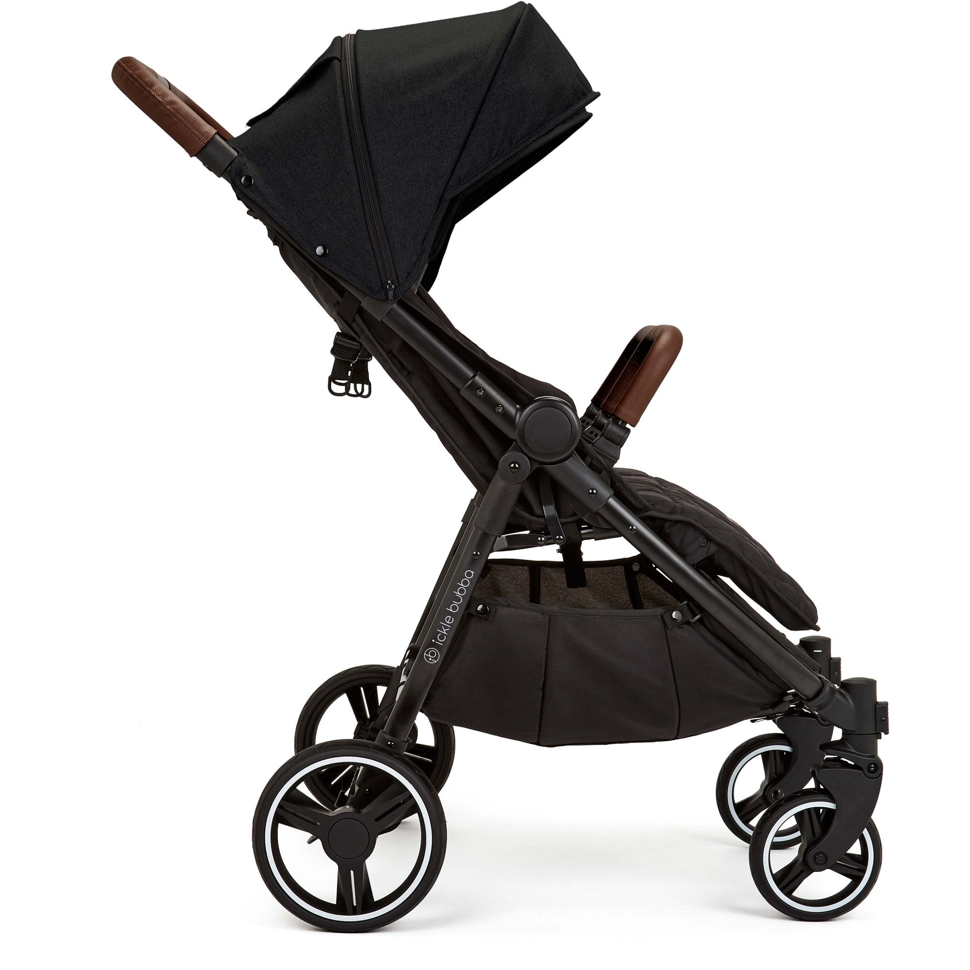 Ickle Bubba Venus Double Stroller Black