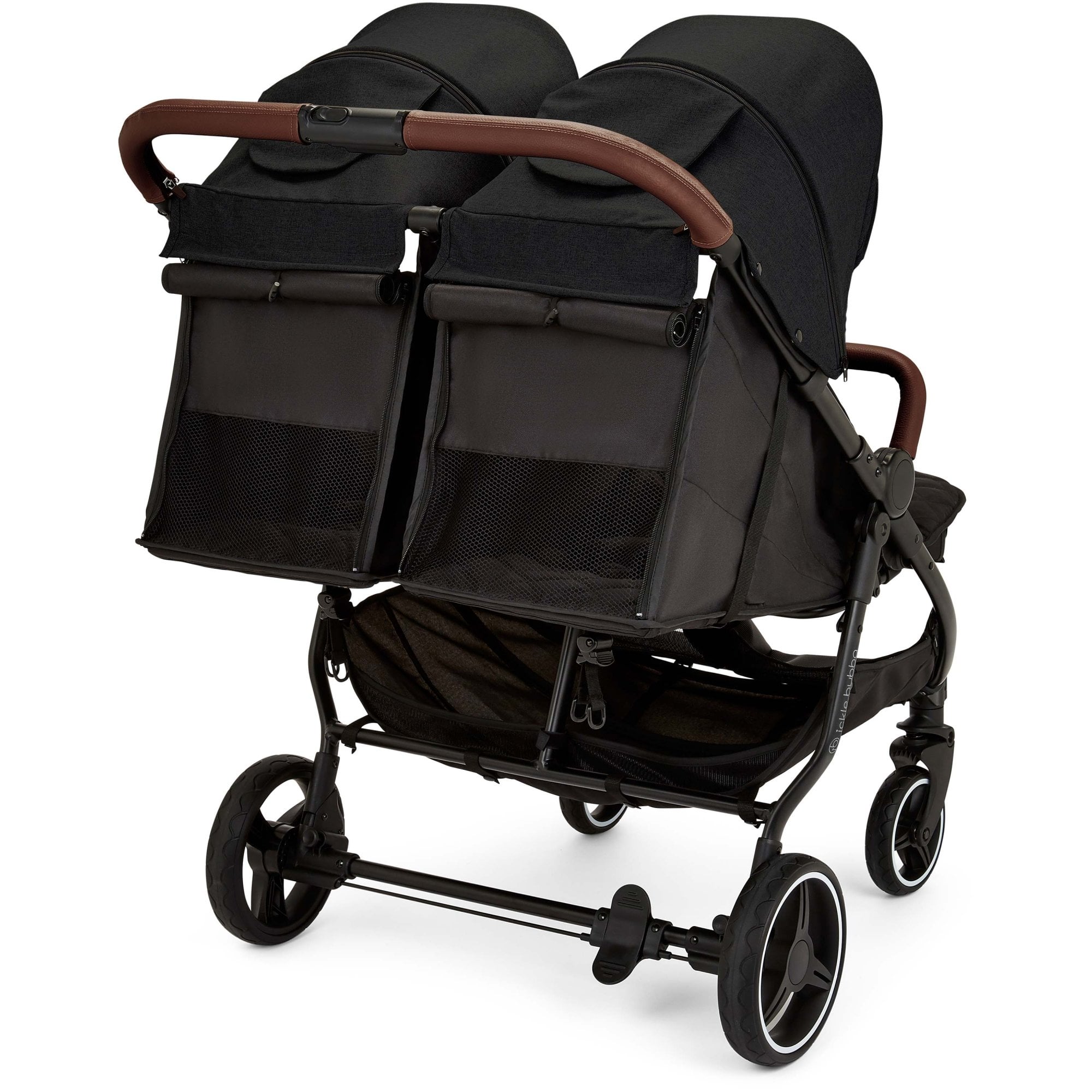 Ickle Bubba Venus Double Stroller Black