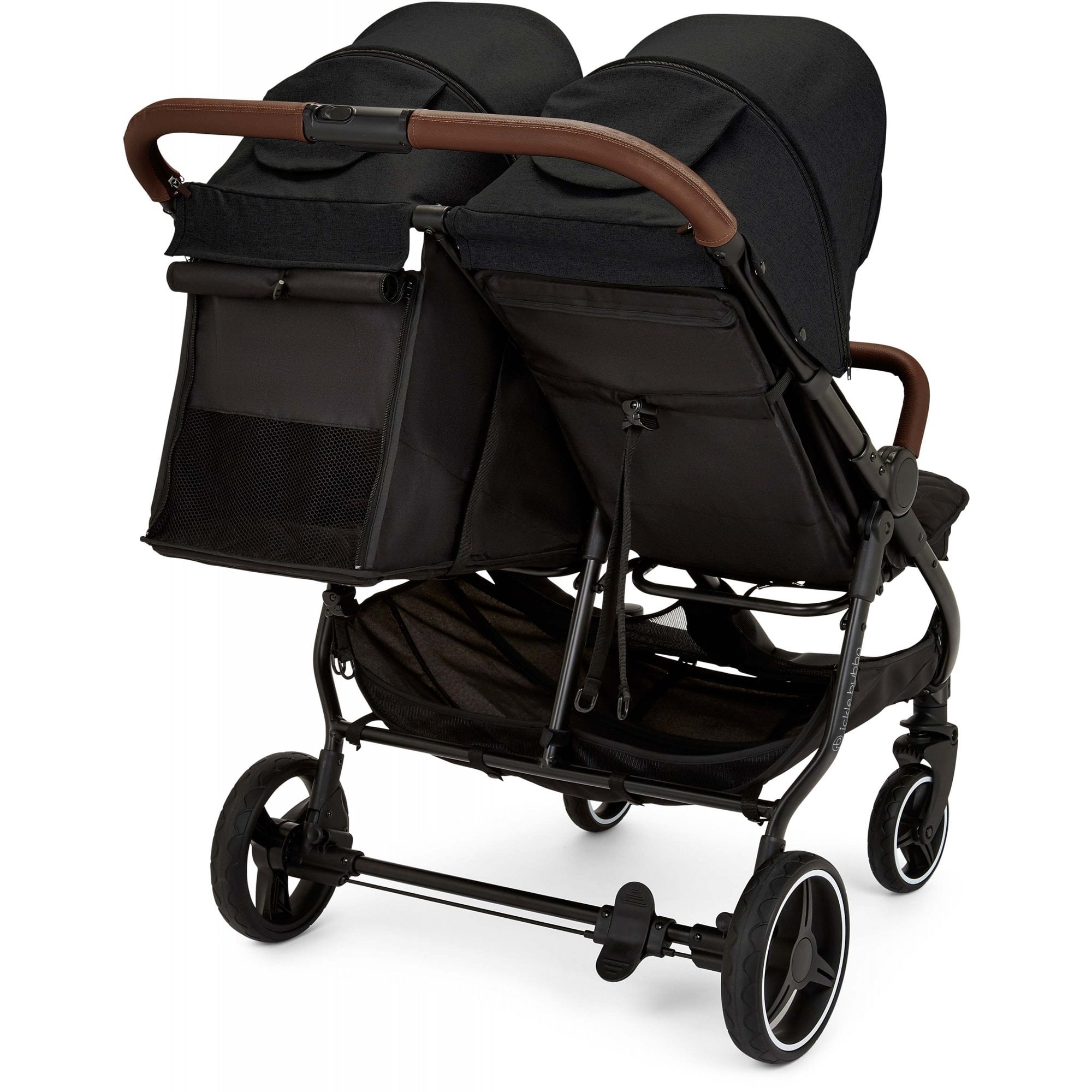 Ickle Bubba Venus Double Stroller Black