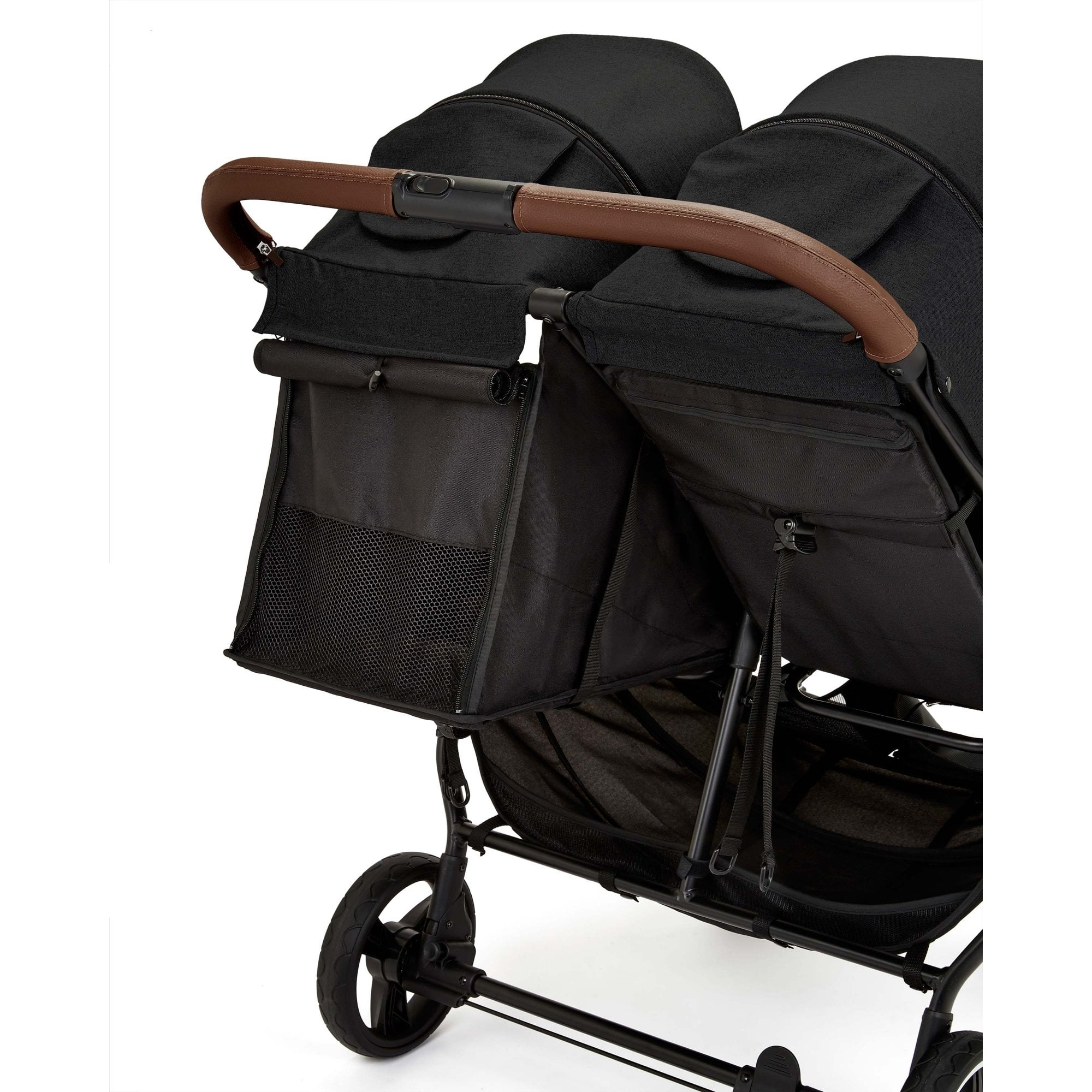 Ickle Bubba Venus Double Stroller Black