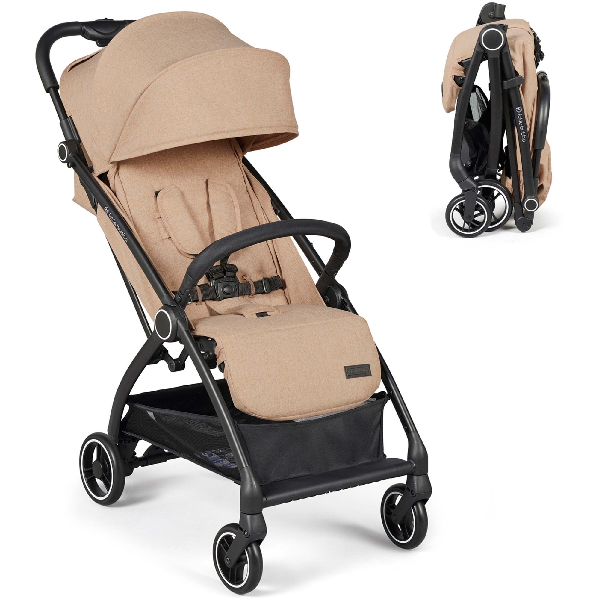 Ickle Bubba Aries Auto-Fold Stroller Biscuit