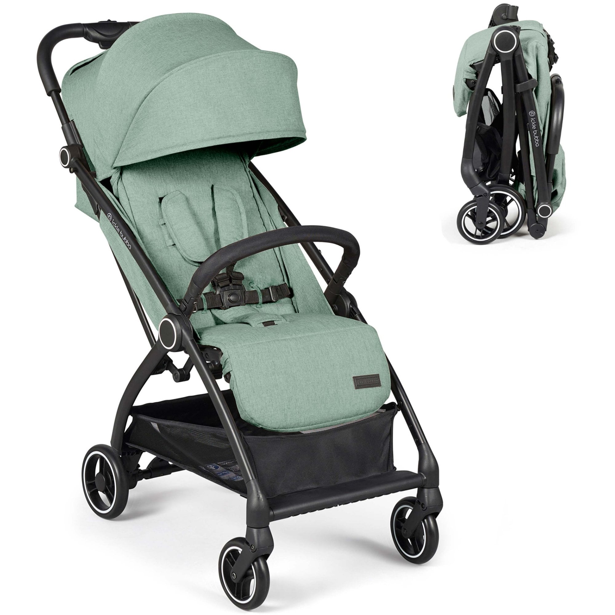 Ickle Bubba Aries Auto-Fold Stroller Sage Green