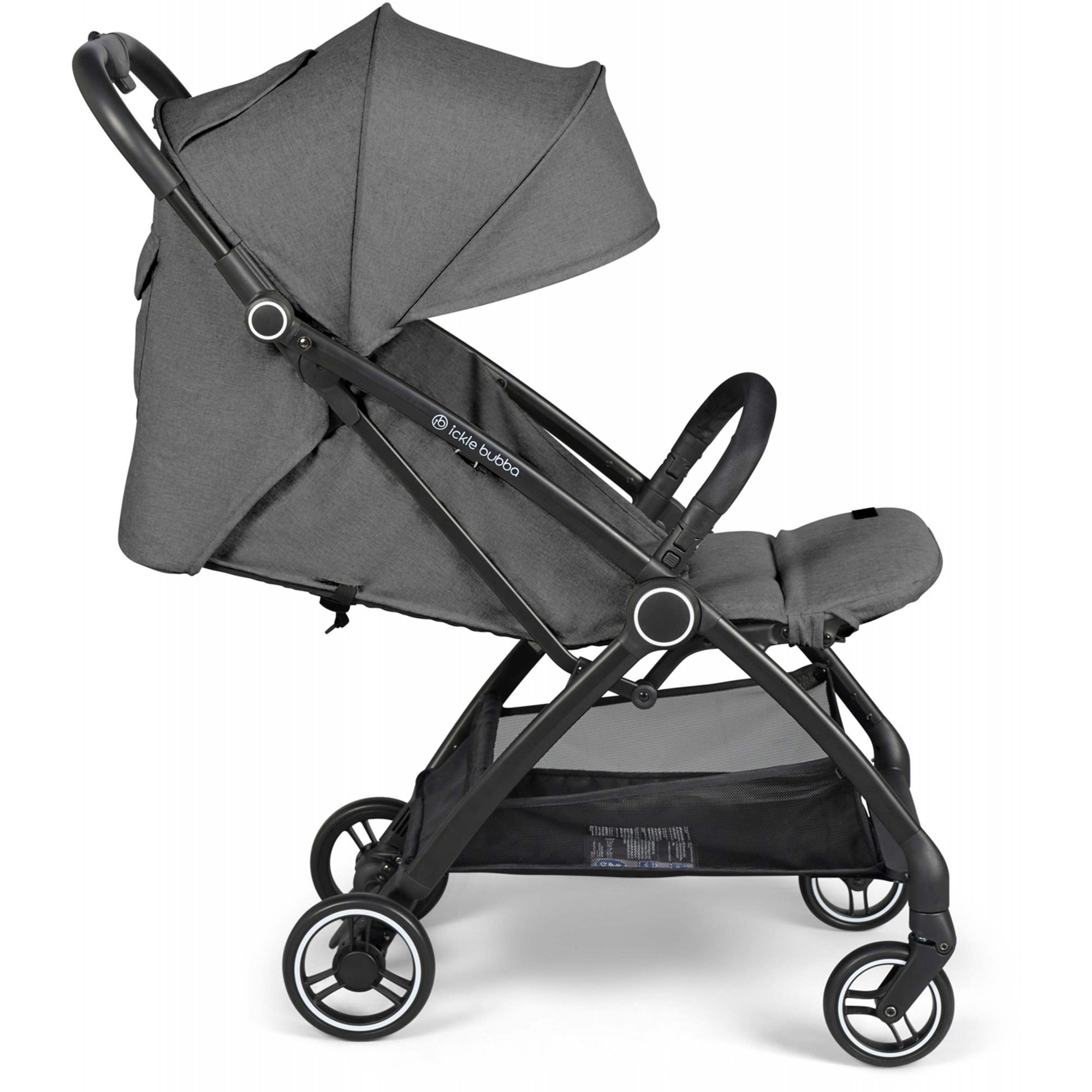 Ickle Bubba Aries Max Auto-Fold Stroller Graphite Grey