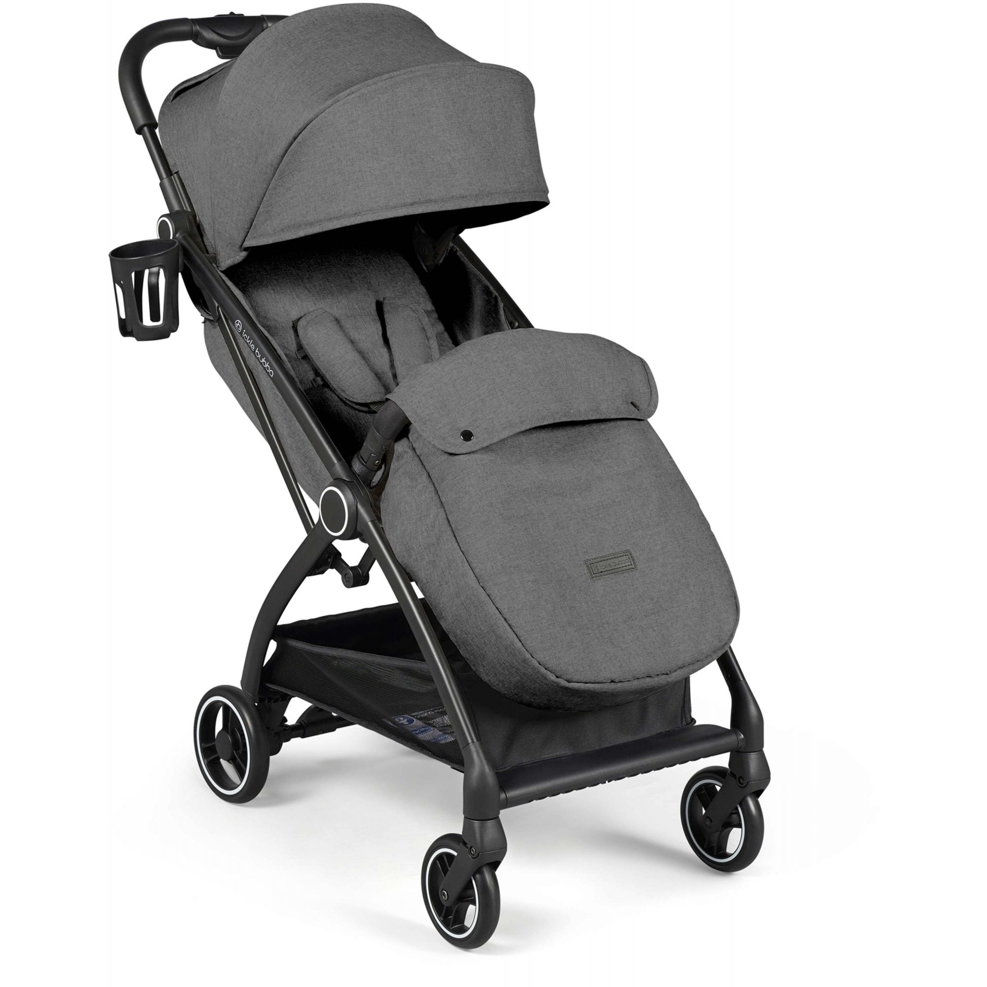 Ickle Bubba Aries Prime Auto-Fold Stroller Graphite Grey