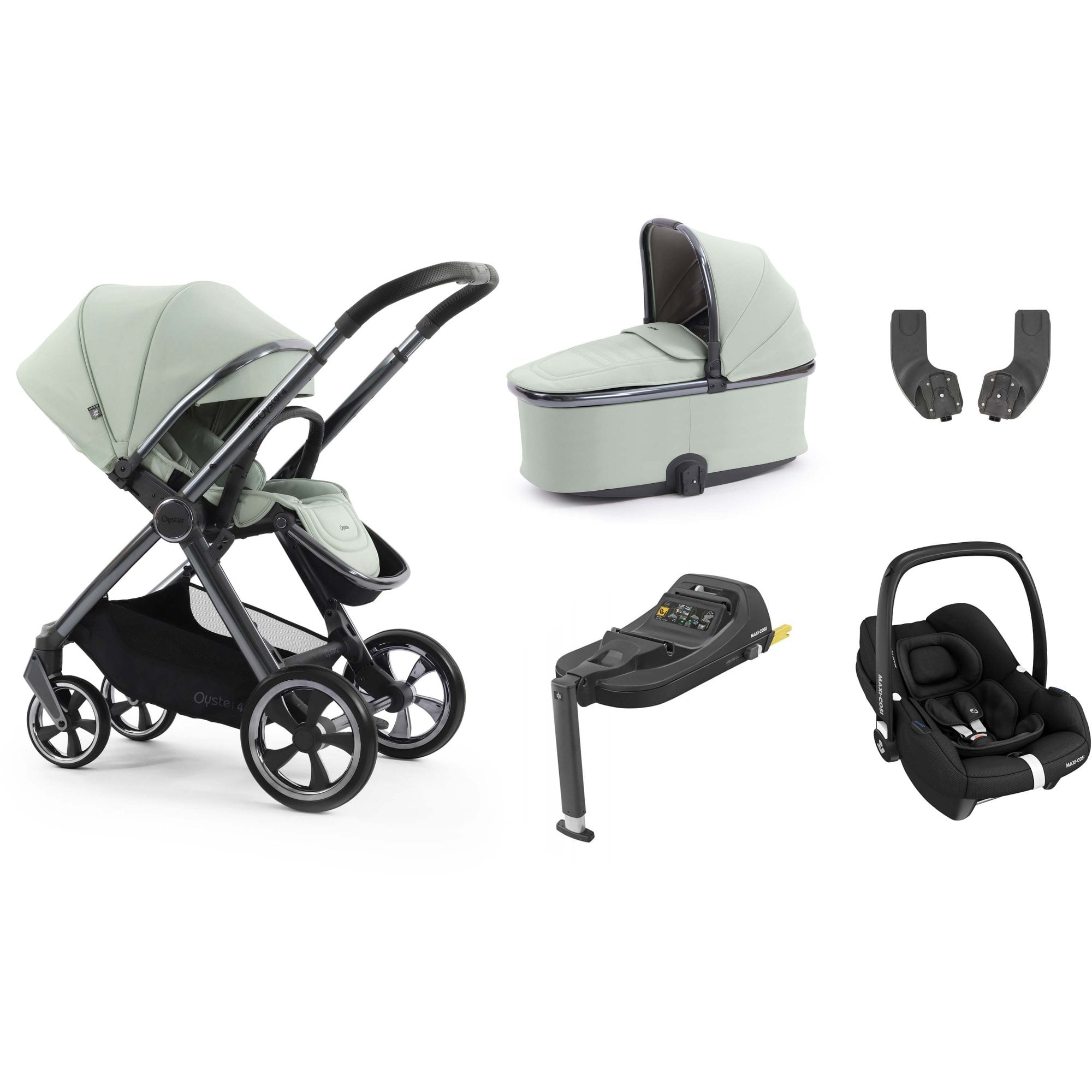 Oyster 4 Essential Bundle Pistachio + Cabriofix Car Seat