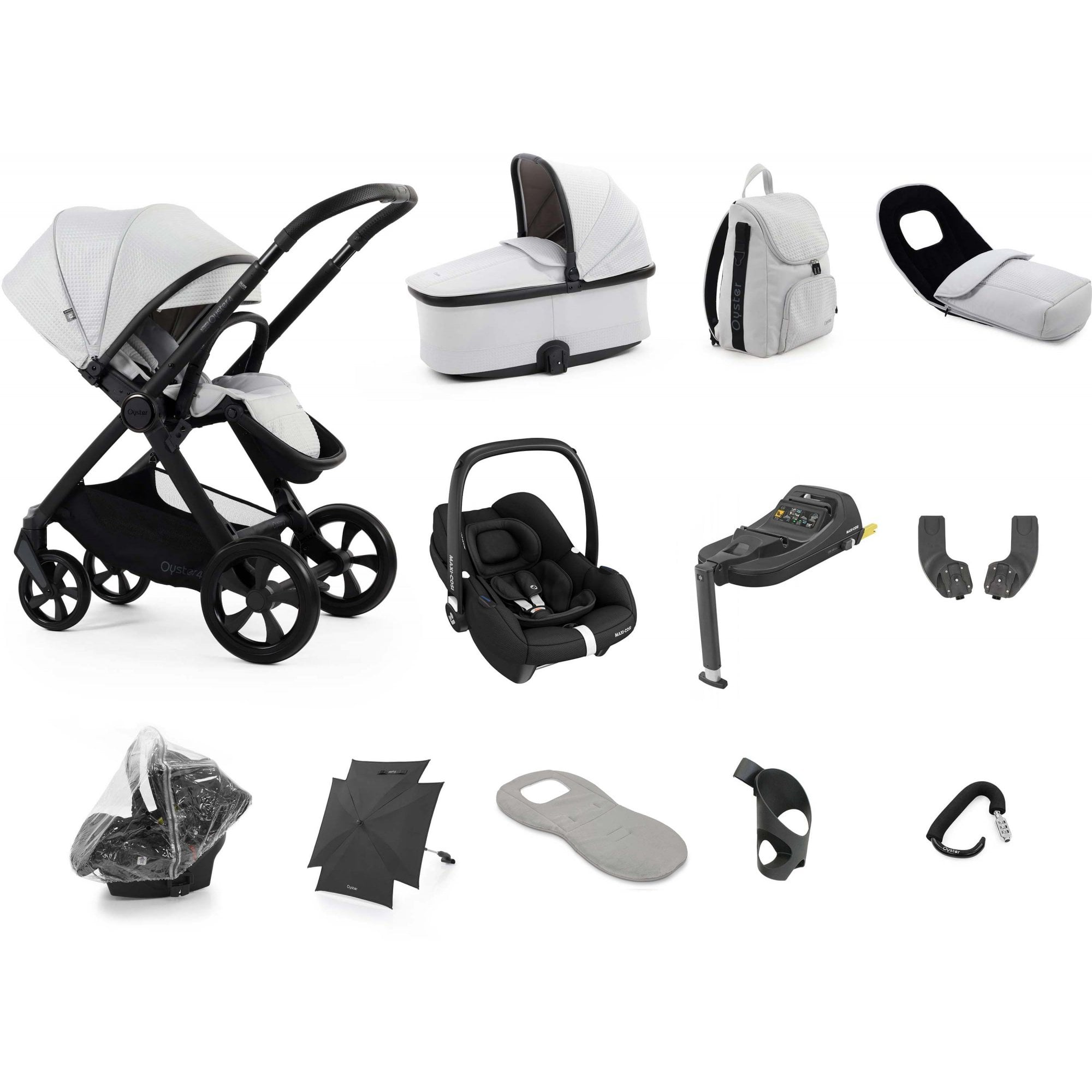 Oyster 4 Ultimate Bundle Jubilee + Cabriofix Car Seat