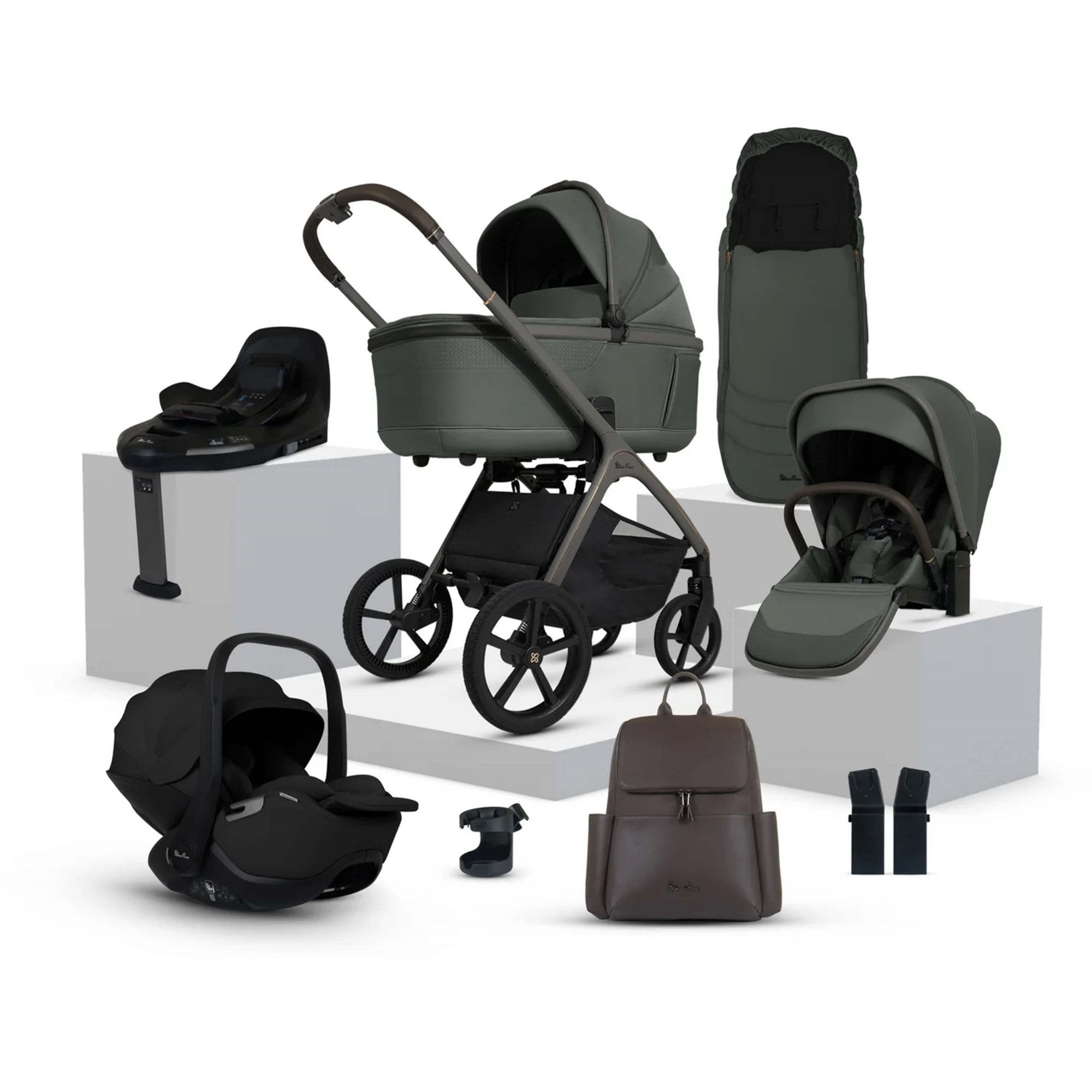 Silver Cross Cove Ultimate 360 Car Seat Bundle Pewter