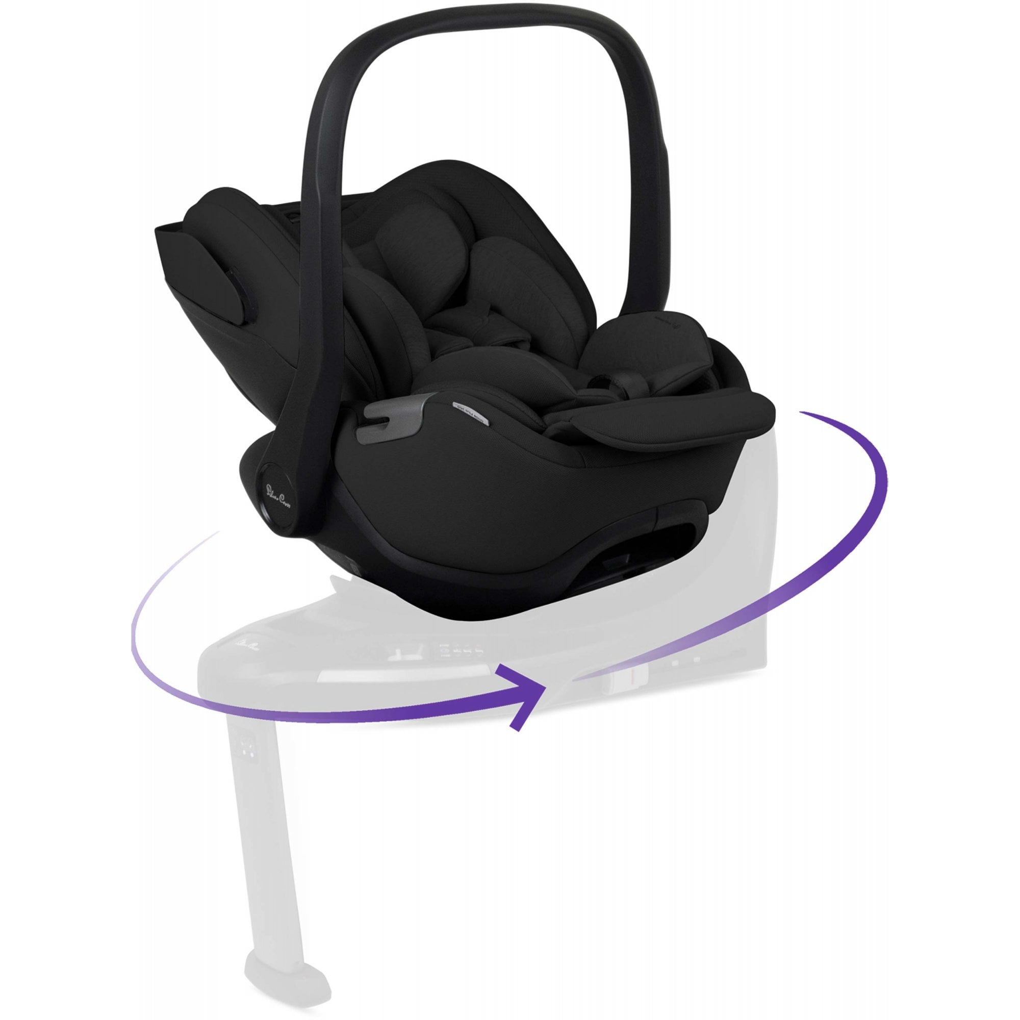 Silver Cross Glide Plus 360 Infant Car Seat Iconic Black