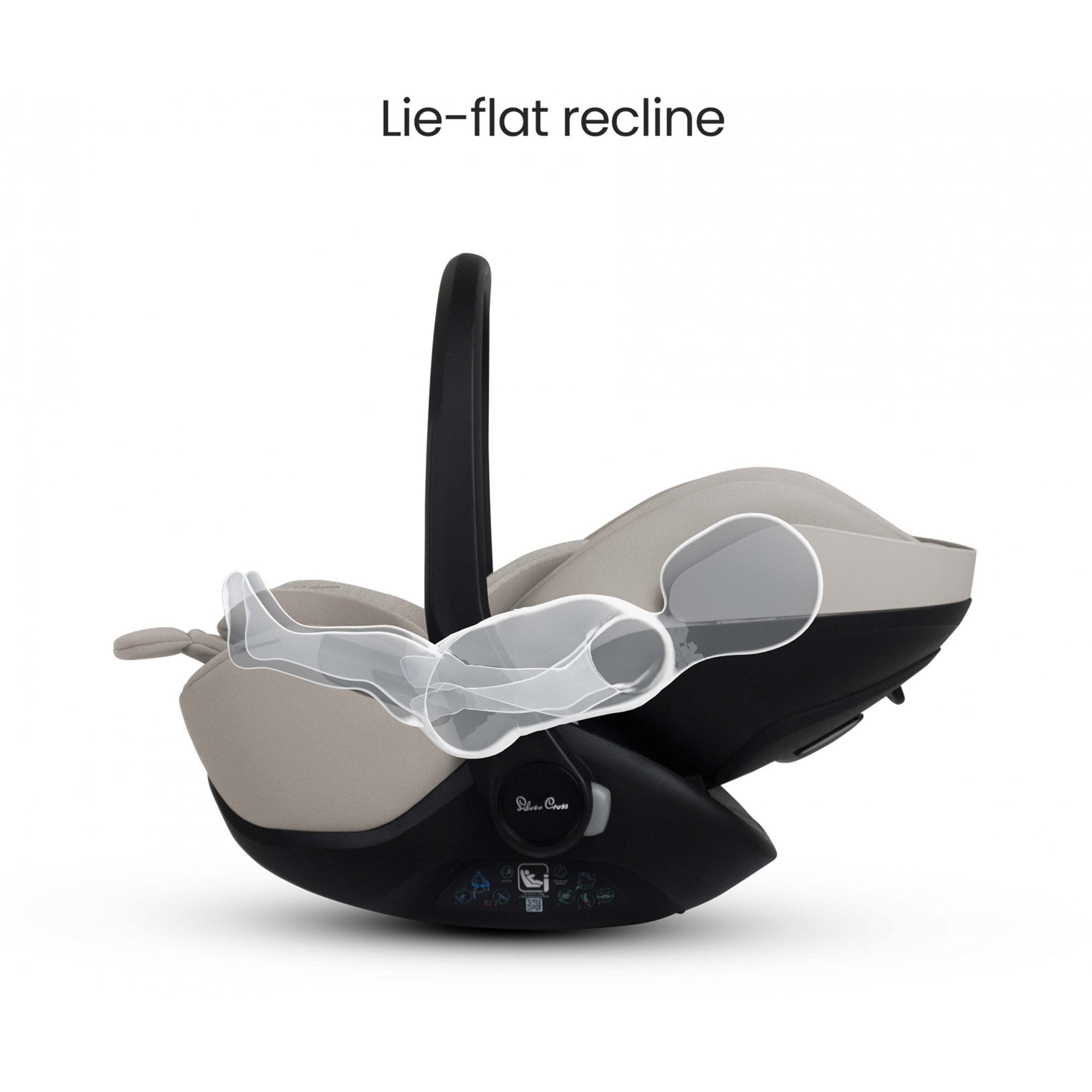 Silver Cross Glide Plus 360 Infant Car Seat Natural Taupe