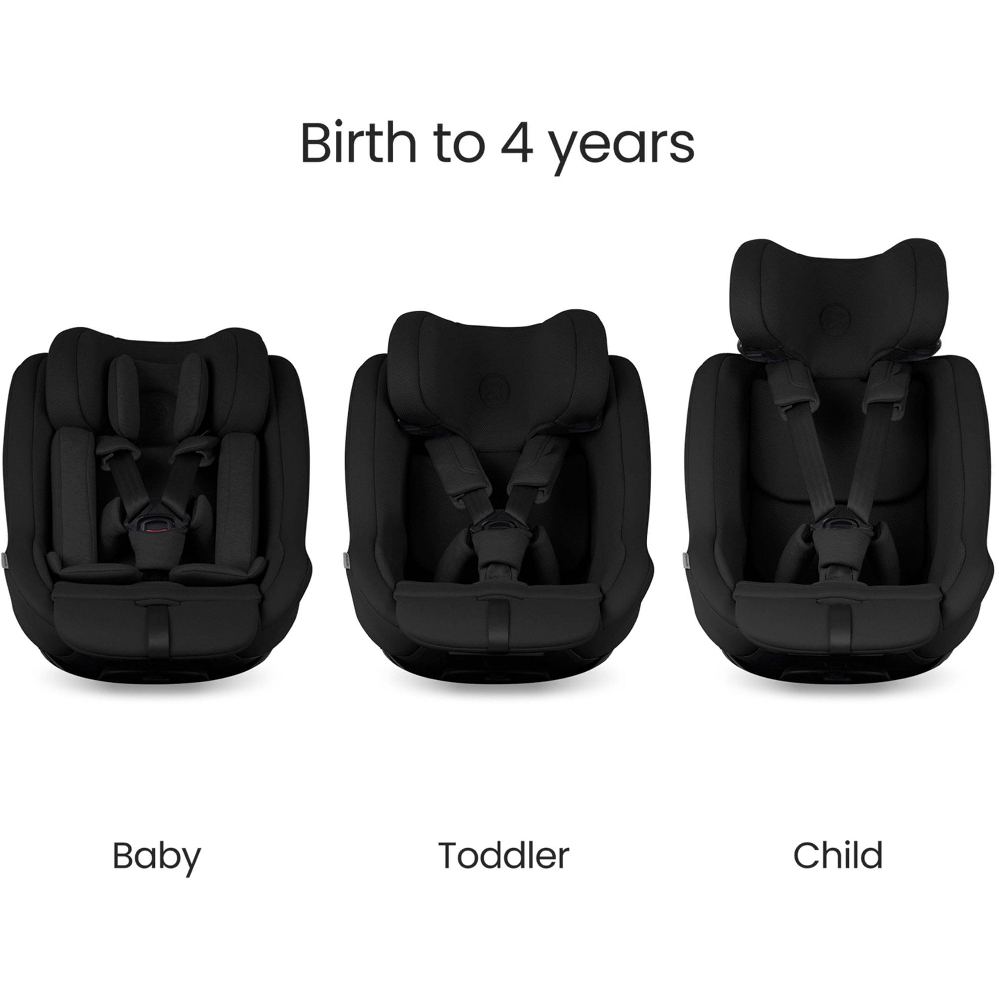 Silver Cross Approach Plus 360 Car Seat Iconic Black