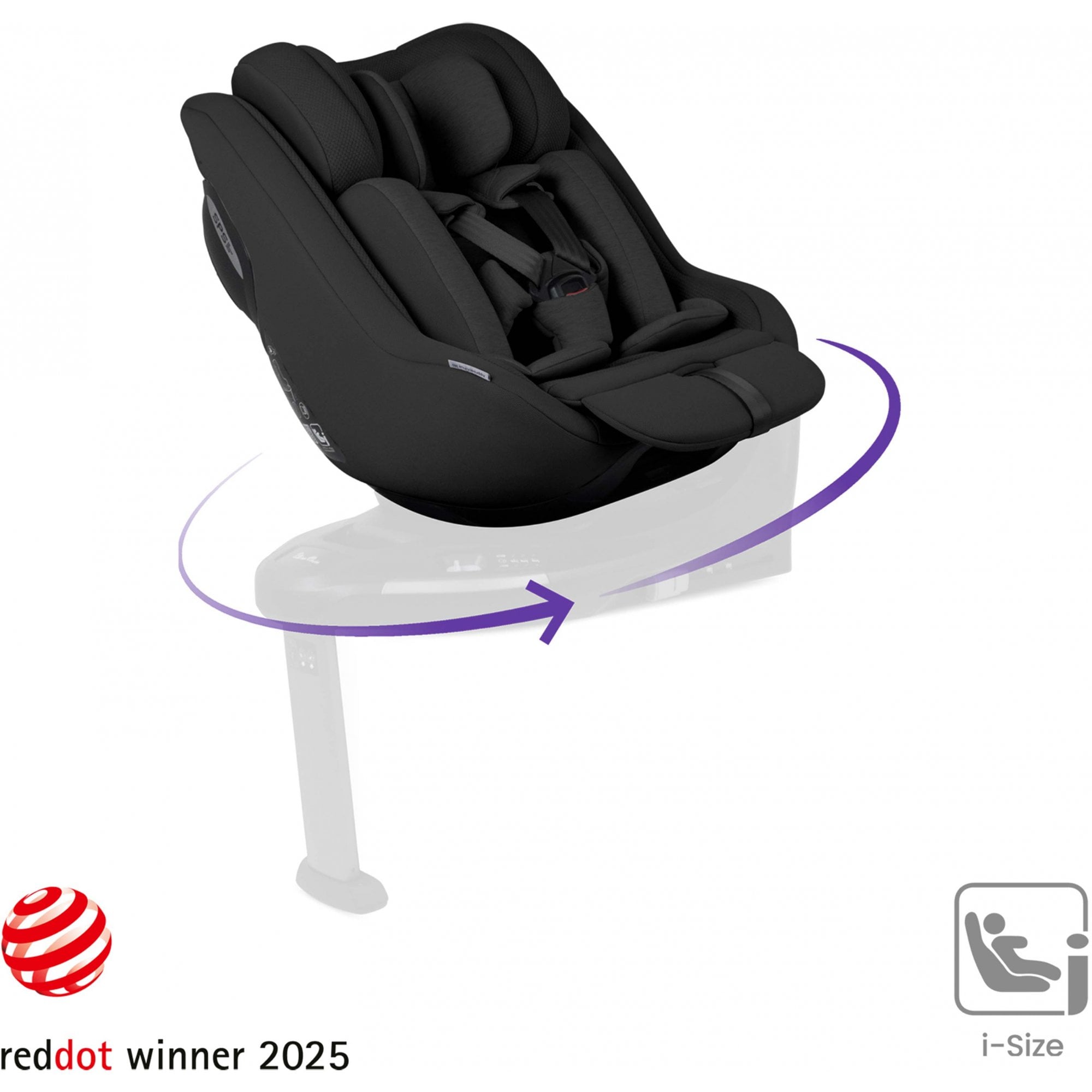 Silver Cross Approach Plus 360 Car Seat Iconic Black