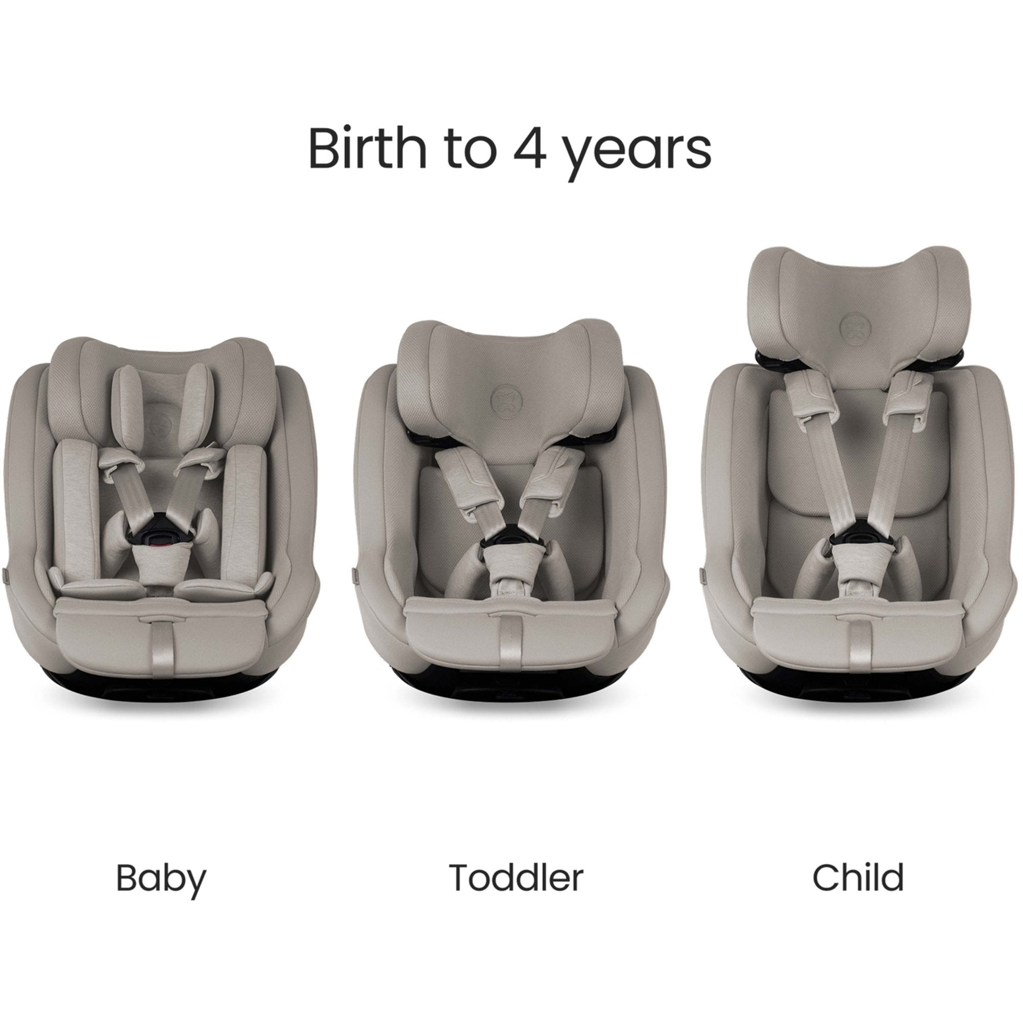 Silver Cross Approach Plus 360 Car Seat Natural Taupe