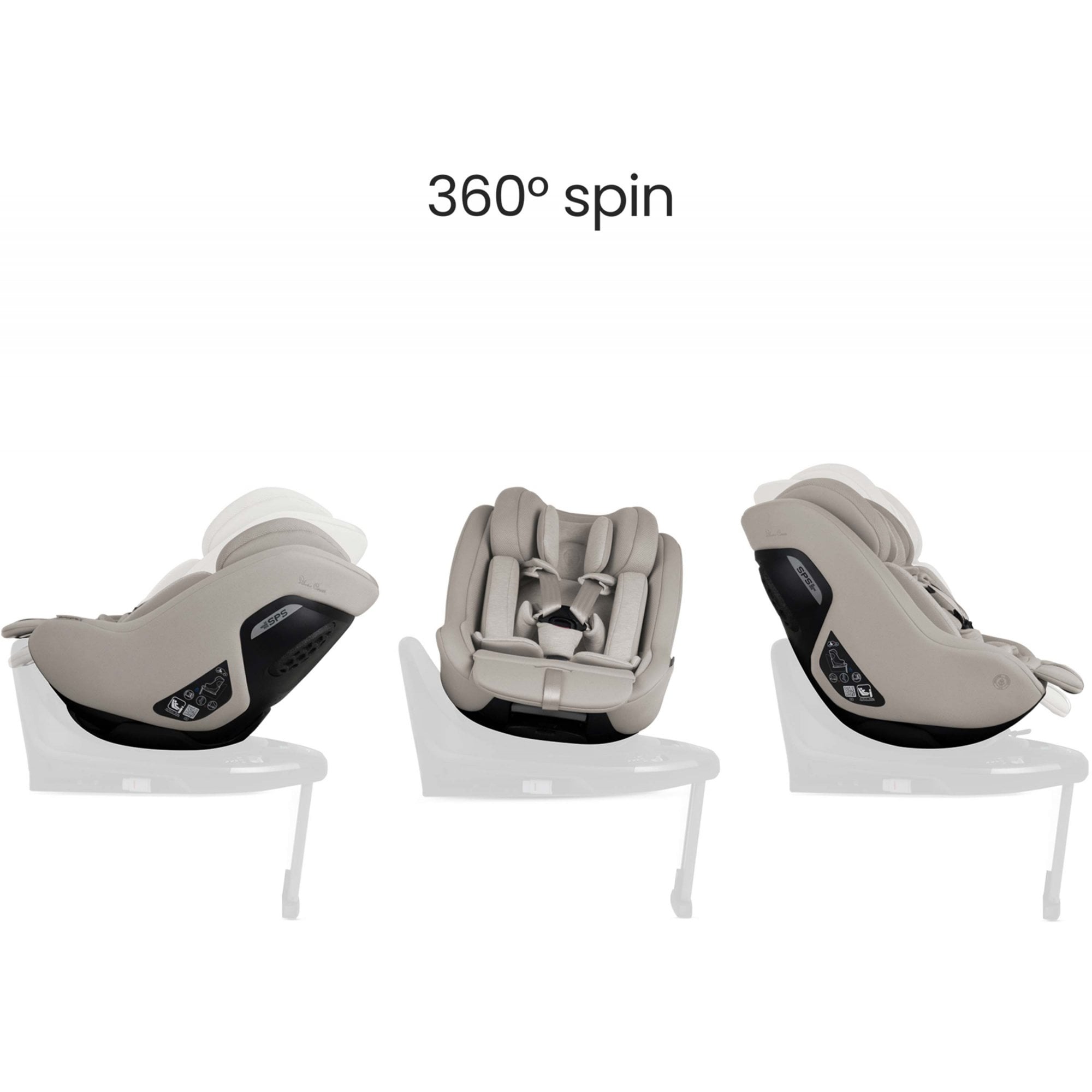 Silver Cross Approach Plus 360 Car Seat Natural Taupe