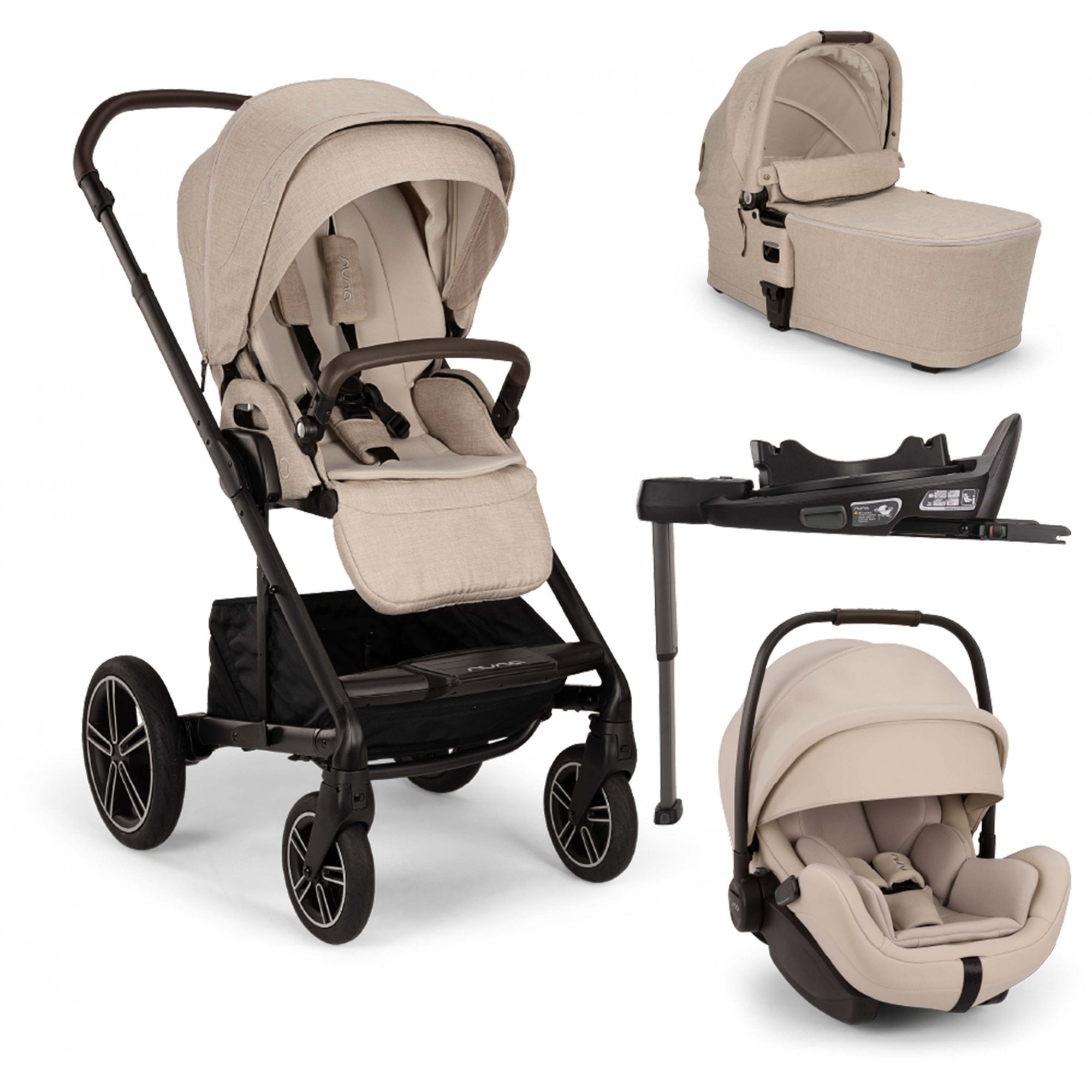 Nuna Mixx Next ARRA Flex Bundle Biscotti