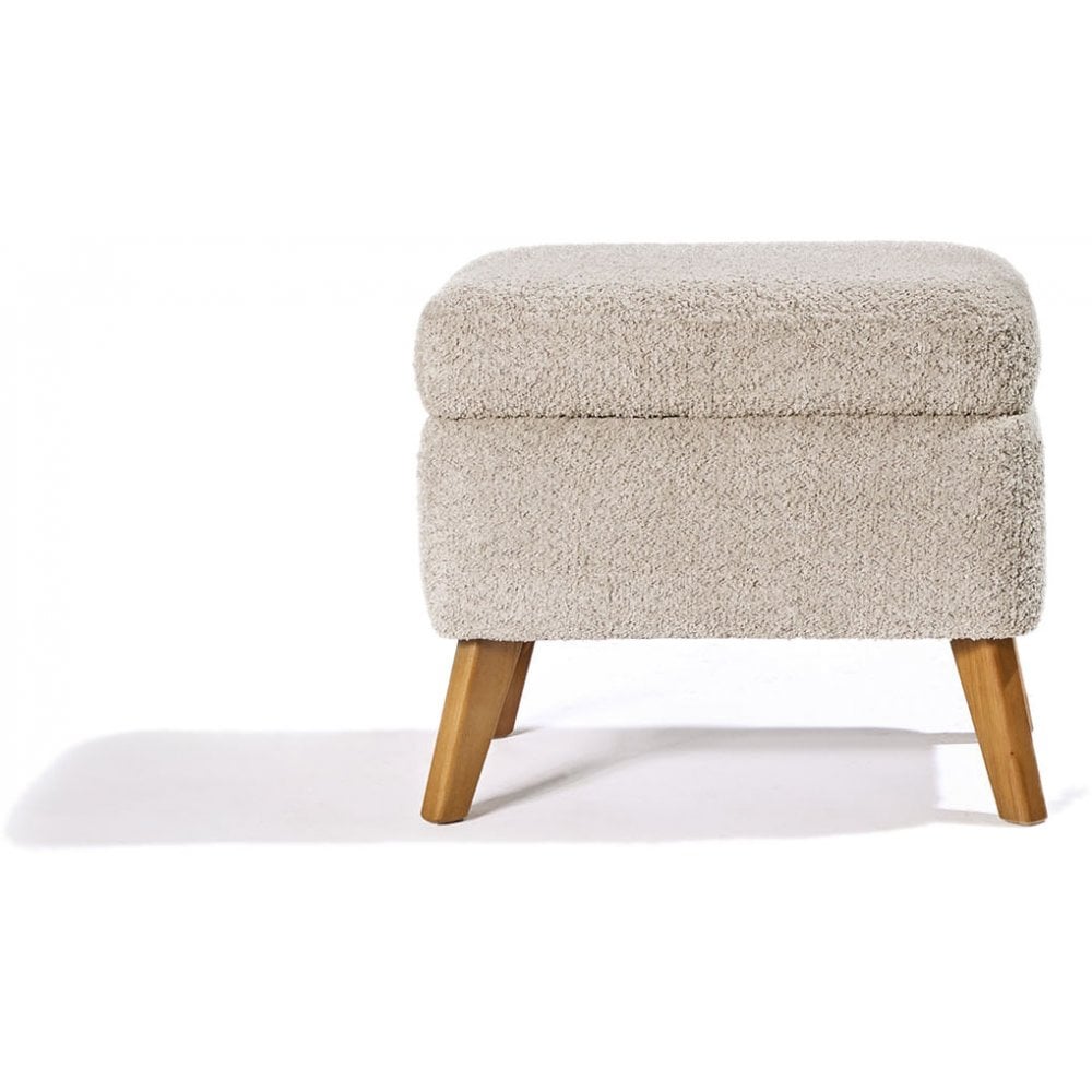 Tutti Bambini Oscar Luxe Rocking Chair & Footstool - Teddy Mushroom