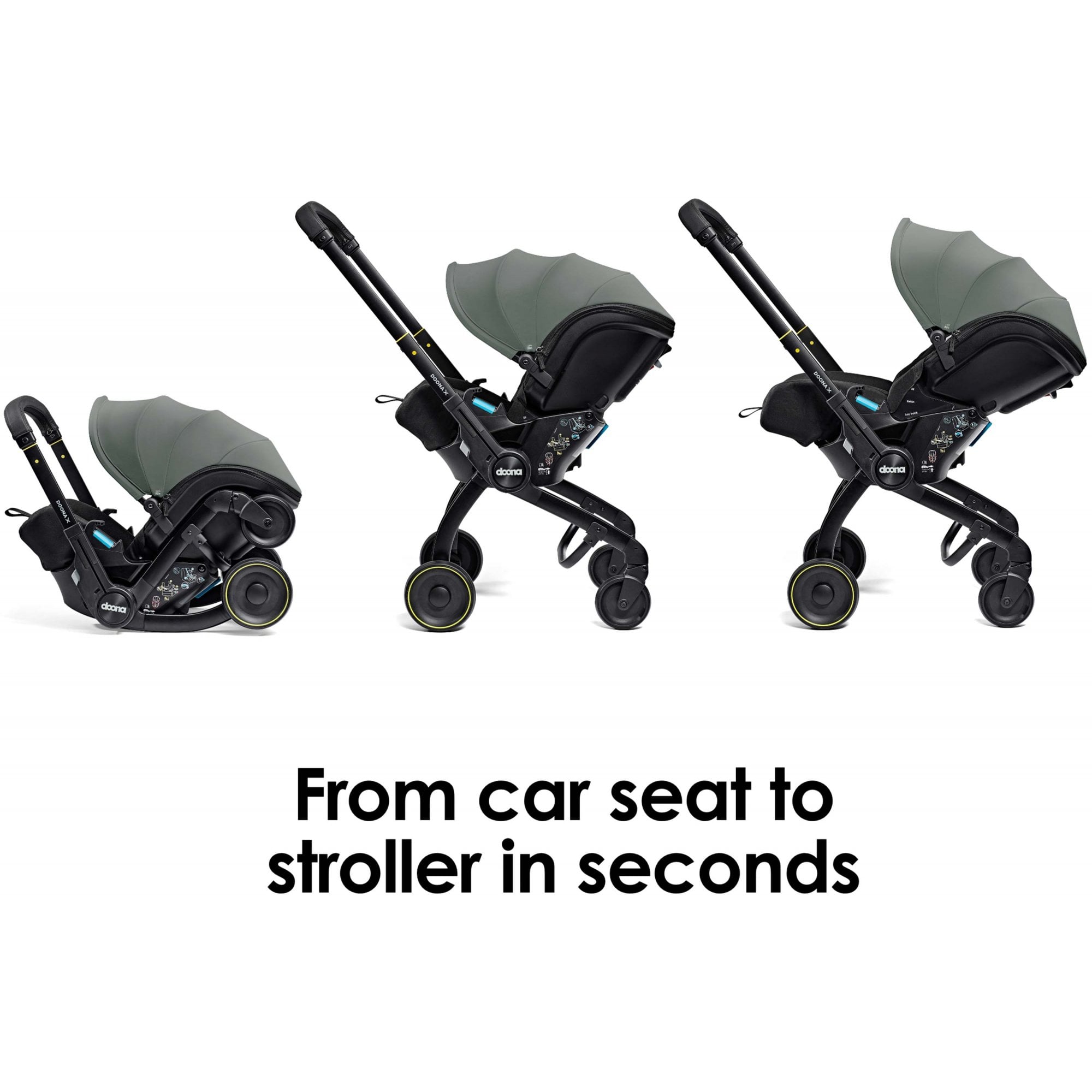 Doona X Car Seat & Stroller Slate Green