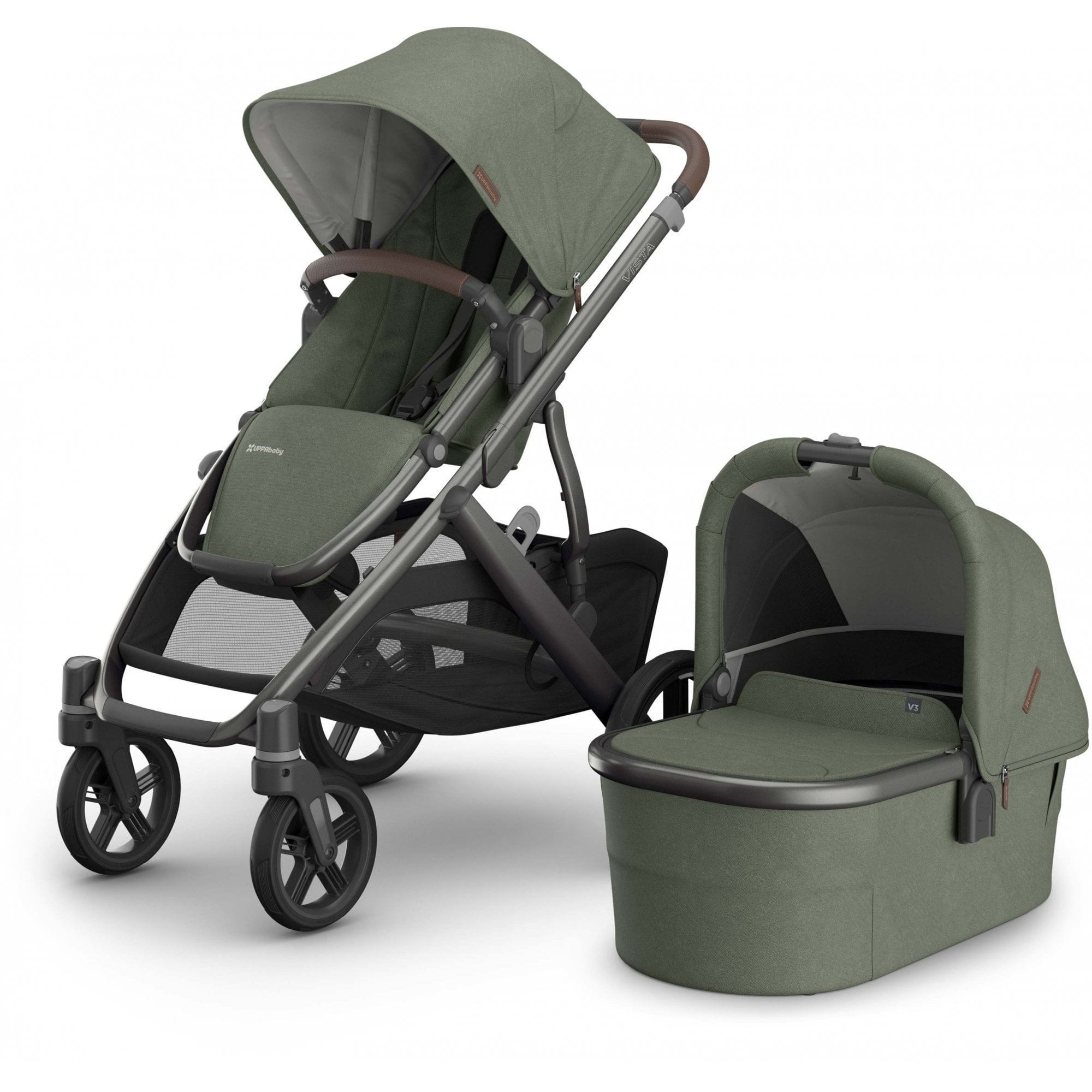 Uppababy Vista V3 Premium Range 3 in 1 Pram Evelyn
