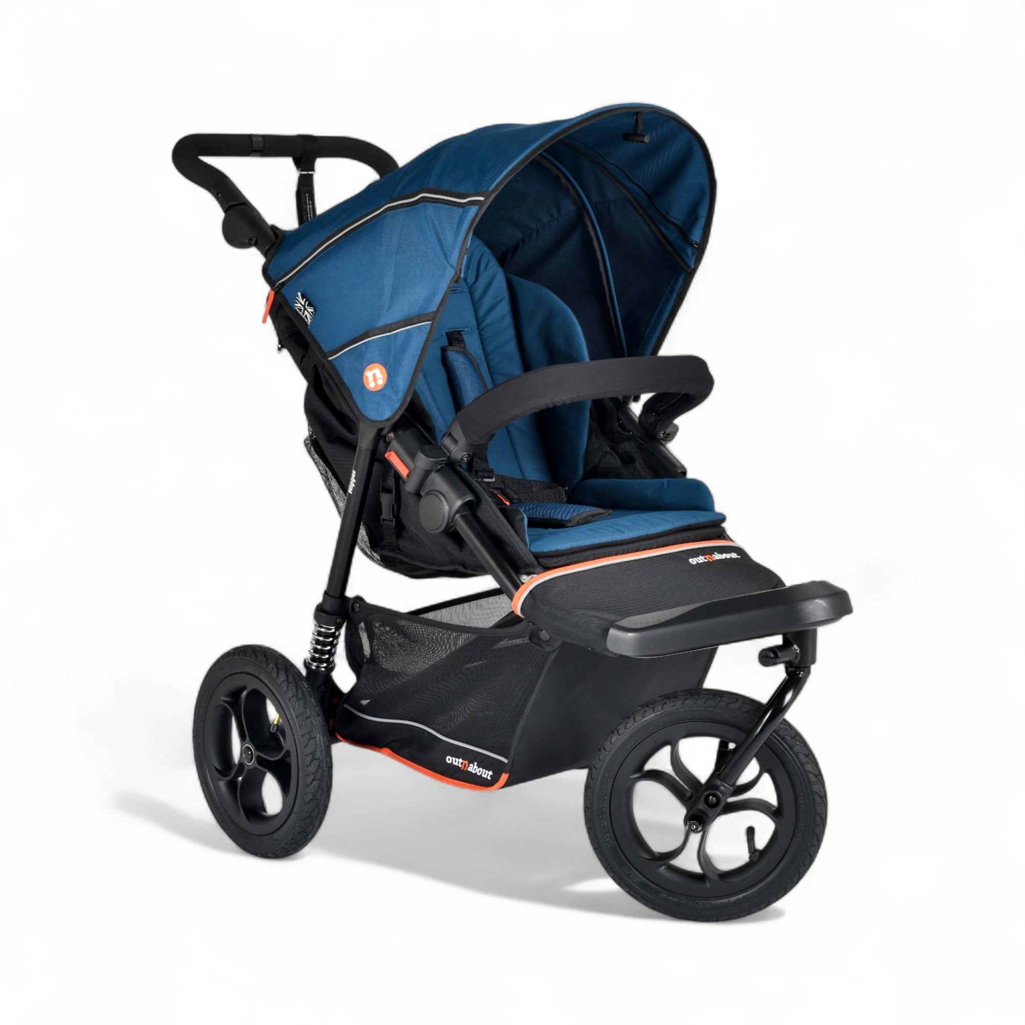 Out 'n' About Nipper Single V6 Pushchair Highland Blue