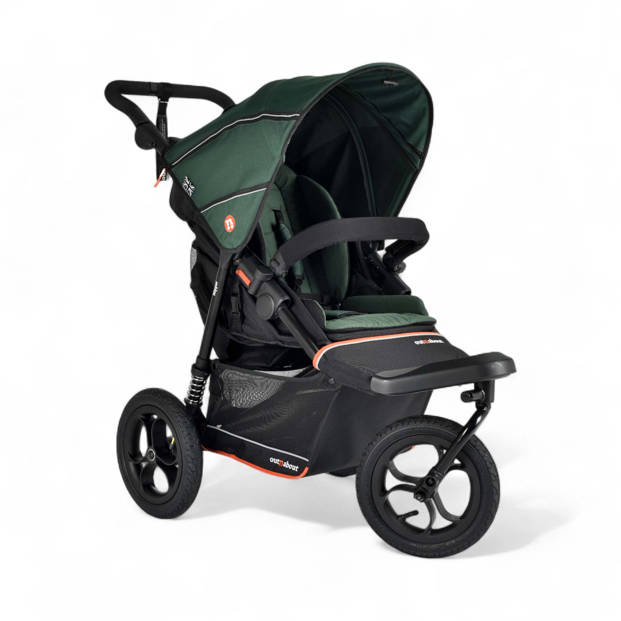 Out 'n' About Nipper Single V6 Pushchair Sycamore Green
