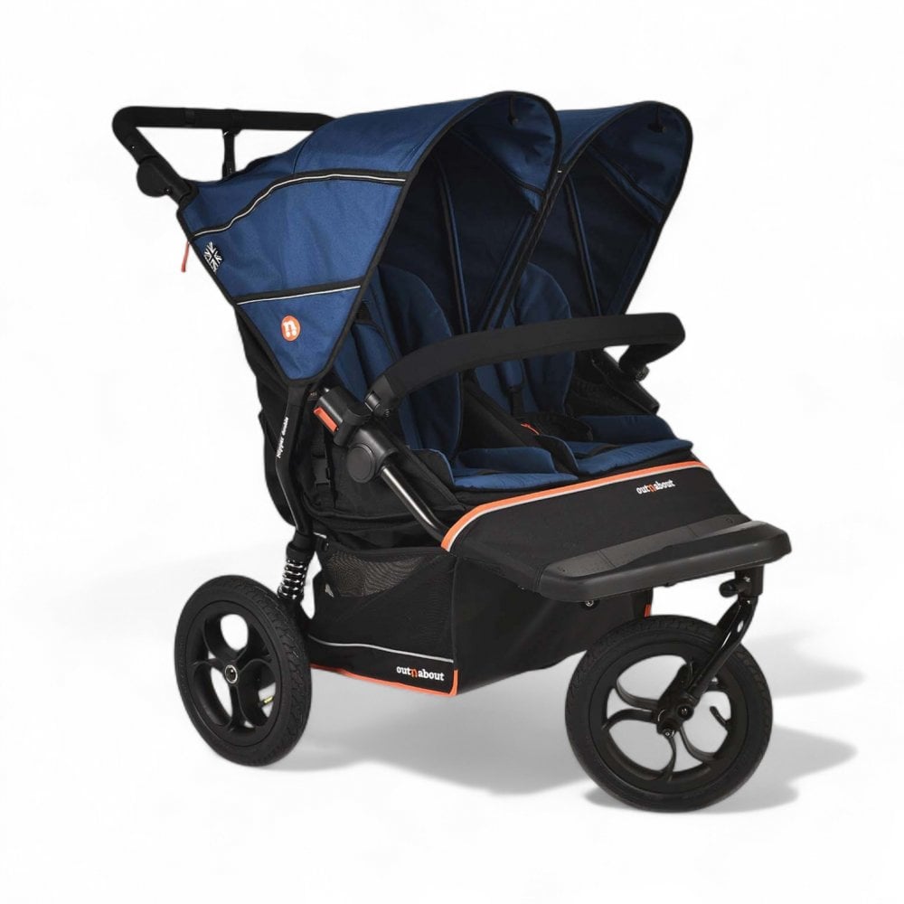 Out 'n' About Nipper Double V6 Pushchair Highland Blue