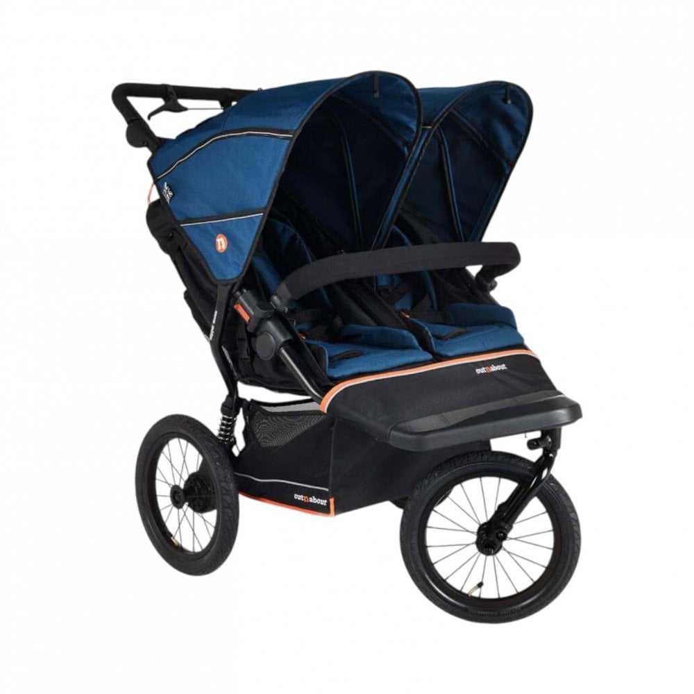 Out 'n' About Nipper Double V6 Plus Pushchair Highland Blue