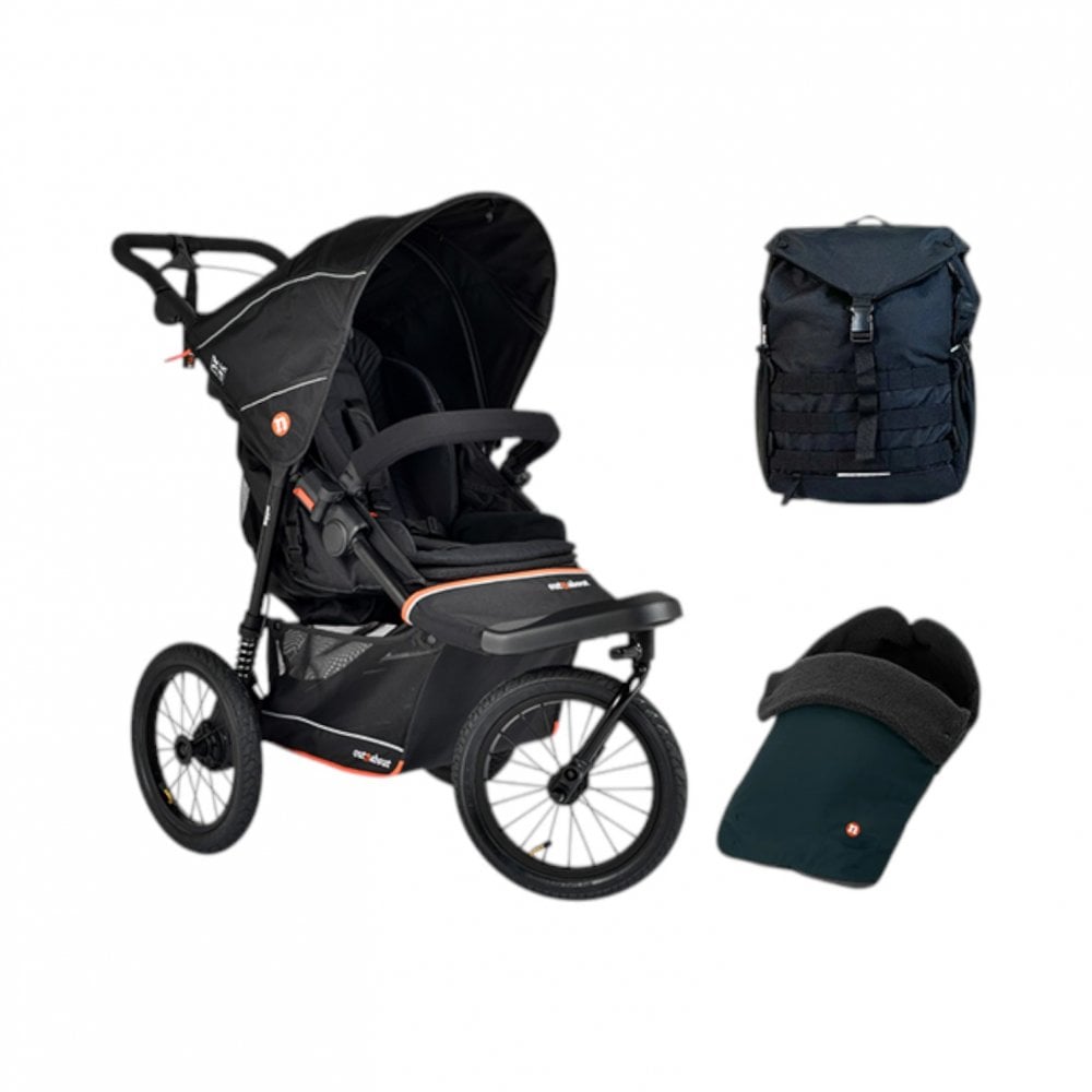 Out 'n' About Nipper V6 Plus All Terrain Adventure Bundle Summit Black