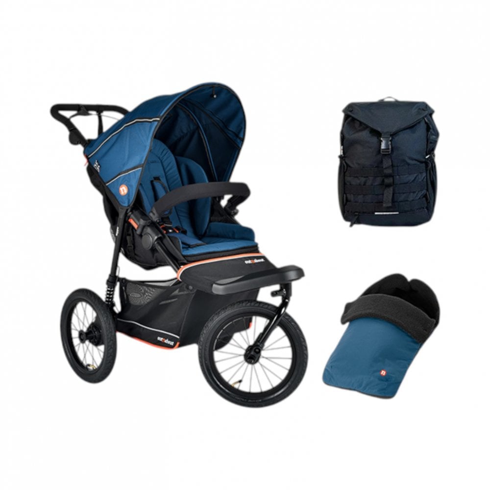 Out 'n' About Nipper V6 Plus All Terrain Adventure Bundle Highland Blue