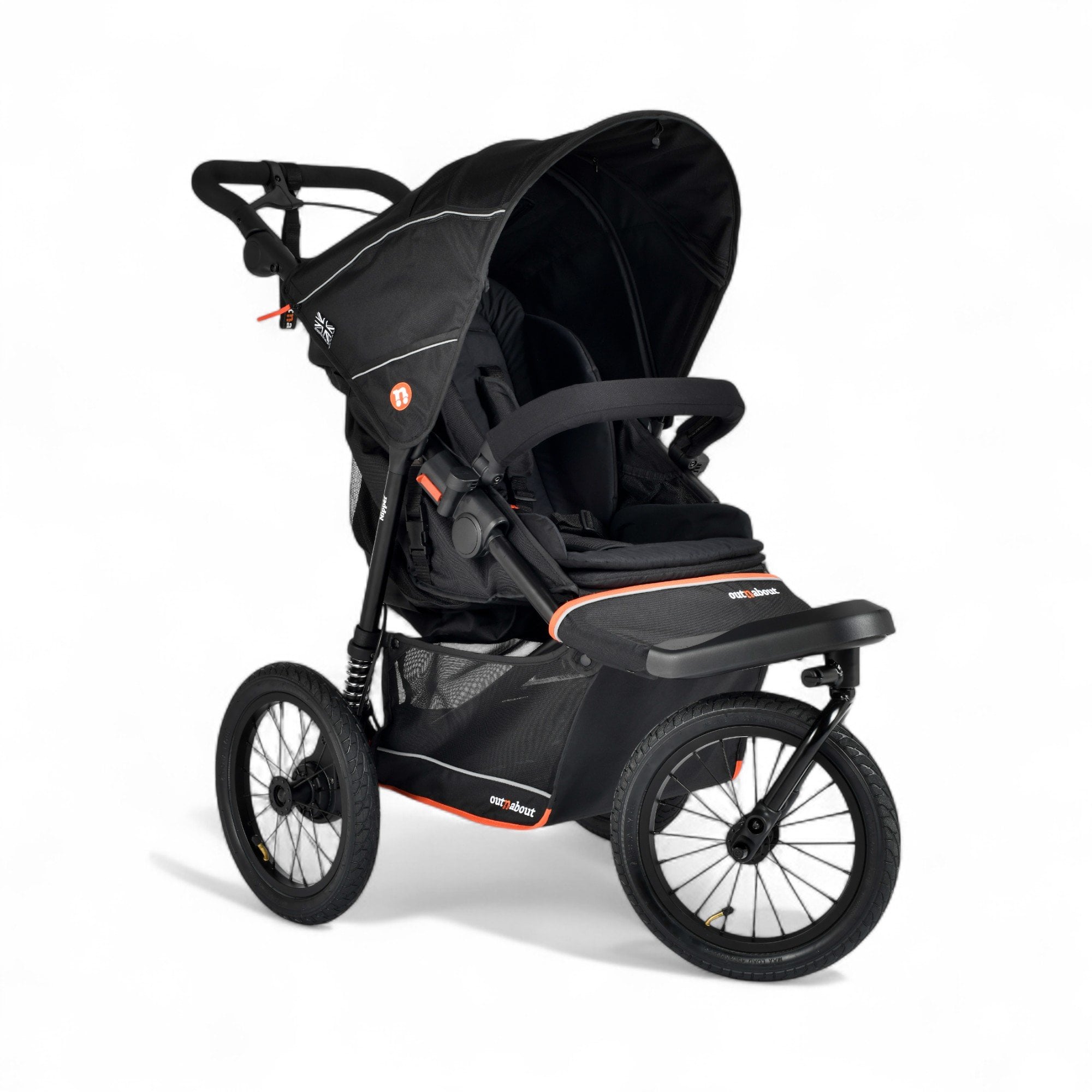 Out 'n' About Nipper V6 Plus All Terrain Adventure Bundle Summit Black